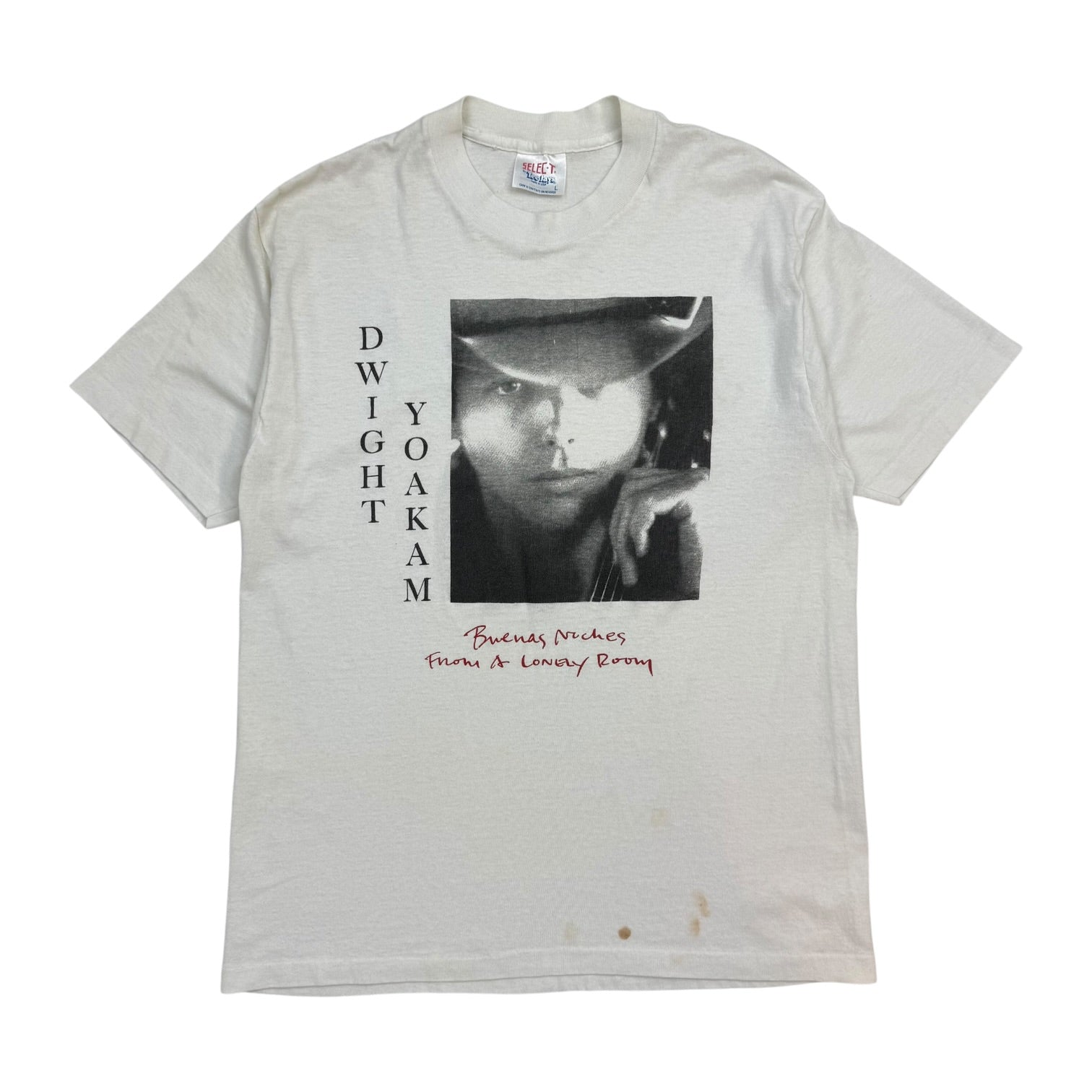 Vintage Dwight Yoakam ‘Beunas Noches…’ Tee White