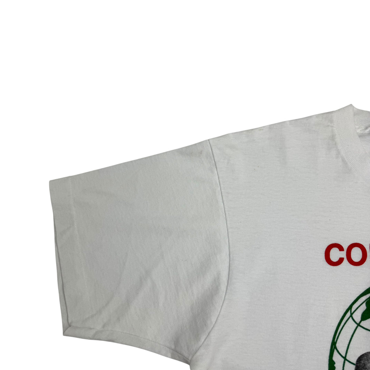 Vintage Freedom Peace Love Justice Count Me In Tee White