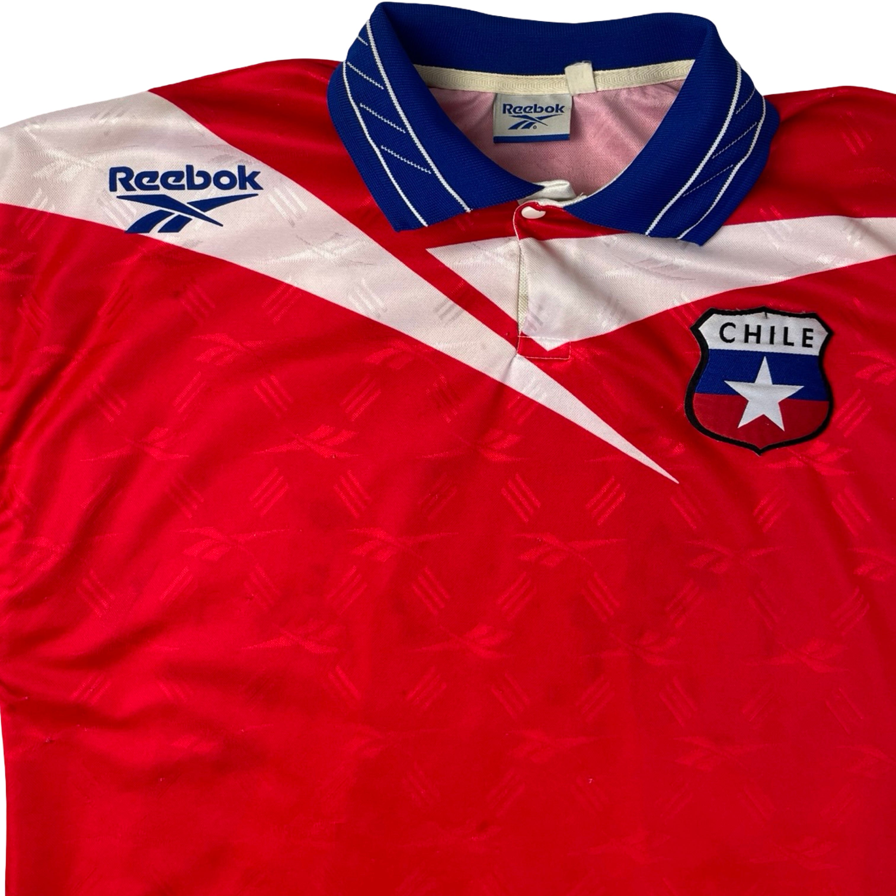 1996-98 Chile National Team Soccer Jersey by Reebok