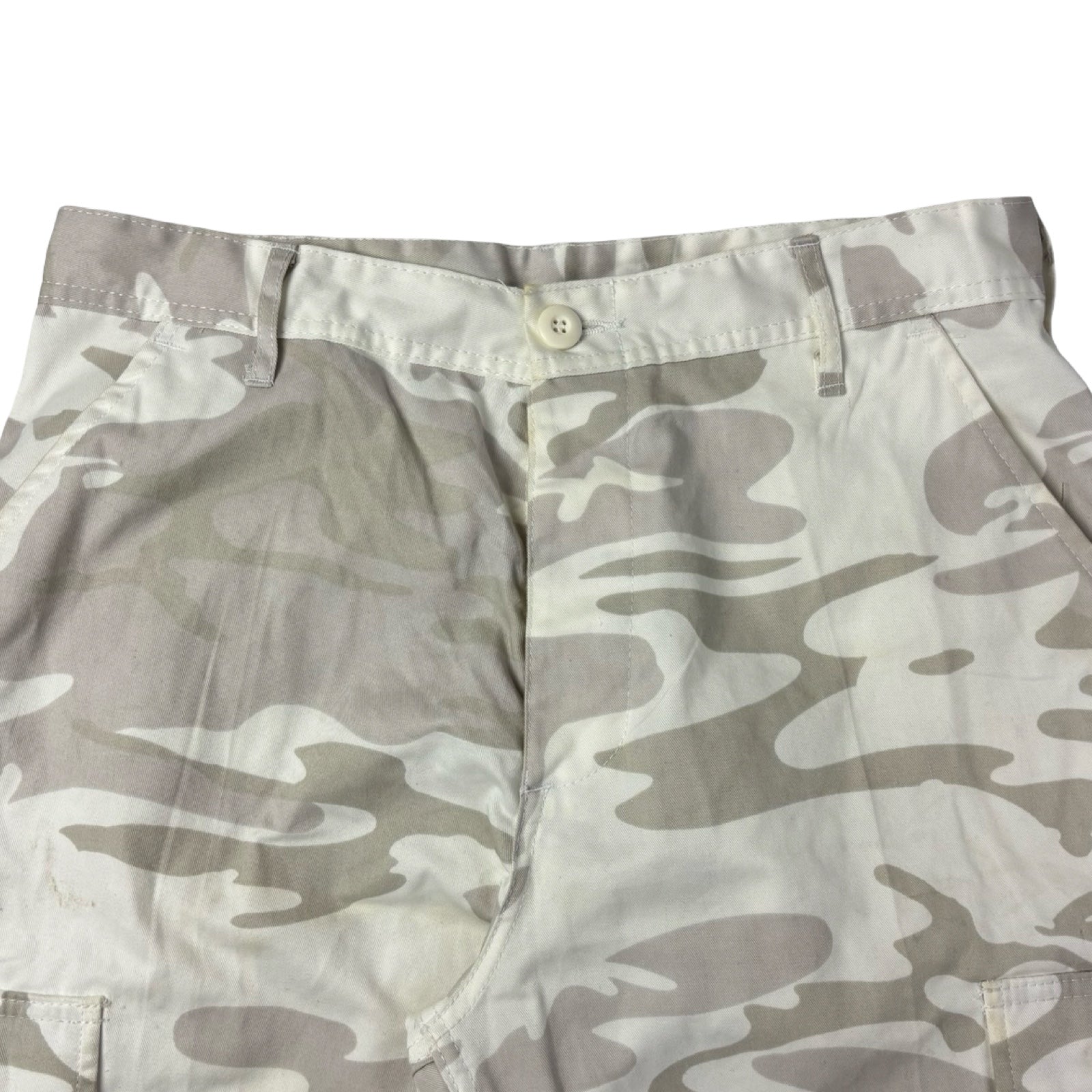 Vintage Snow Camouflage ROTHCO Adjustable Cargo Pants