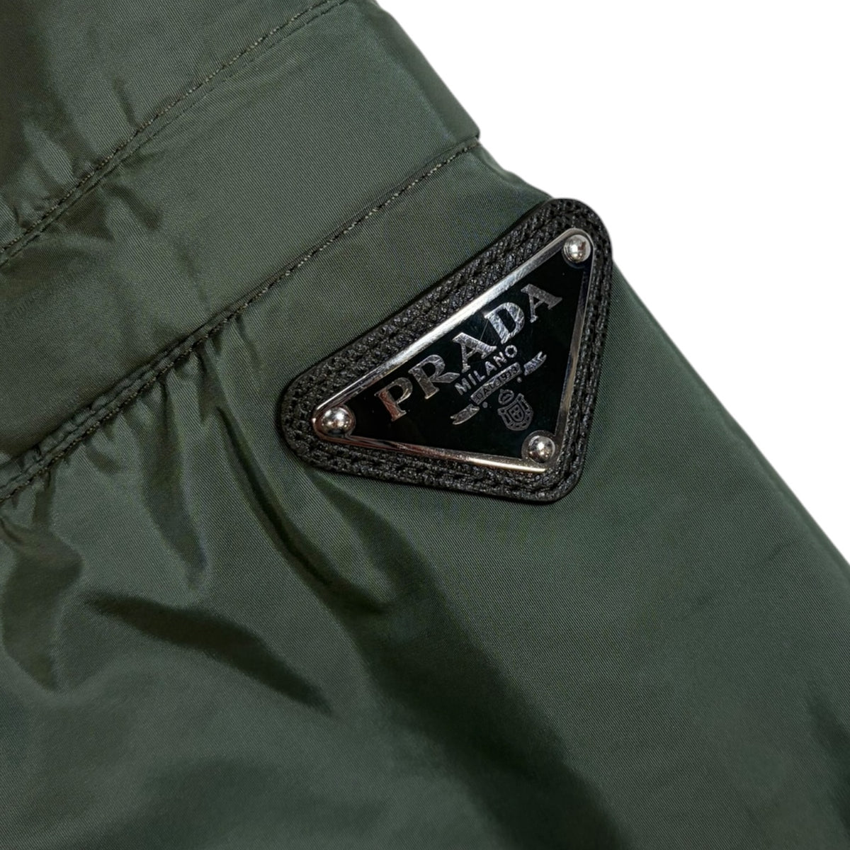 Prada Nylon Windbreaker Green