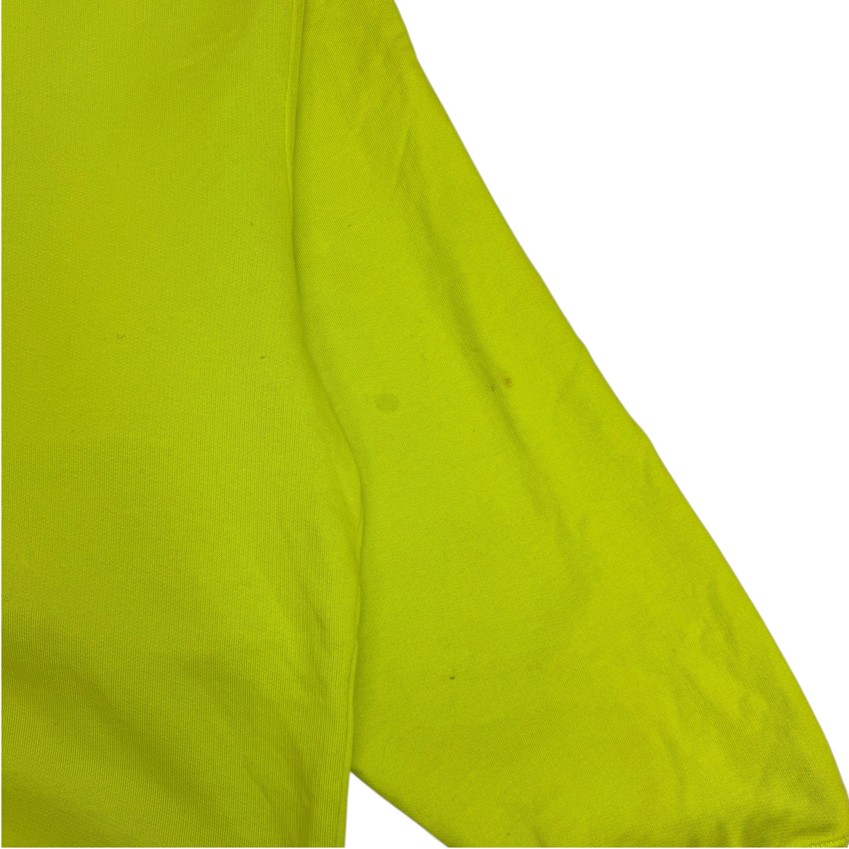 Acne Studios Face Patch Hoodie Neon Yellow