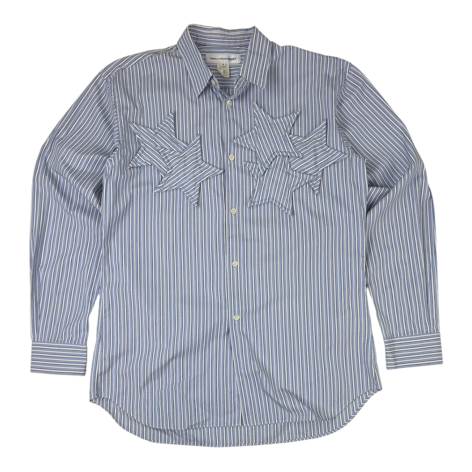 Comme des Garçons 3D Star Button-Up Blue/White