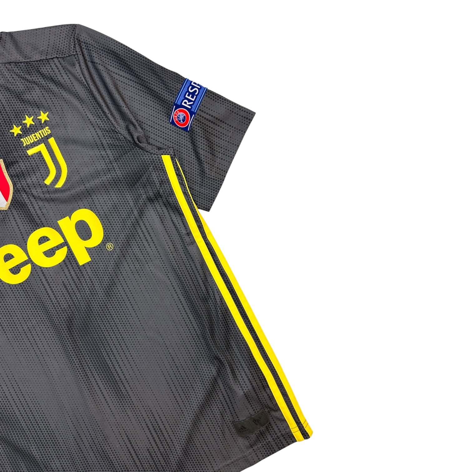Adidas Juventus Cristiano Ronaldo Player Issue Jersey Grey/Yellow