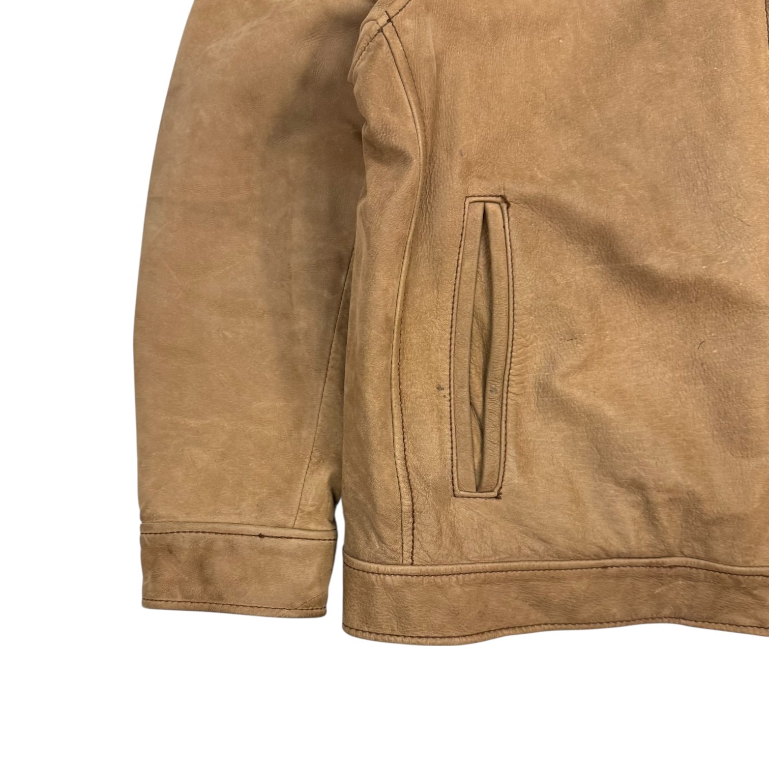 Vintage Marc New York Leather Jacket Light Brown