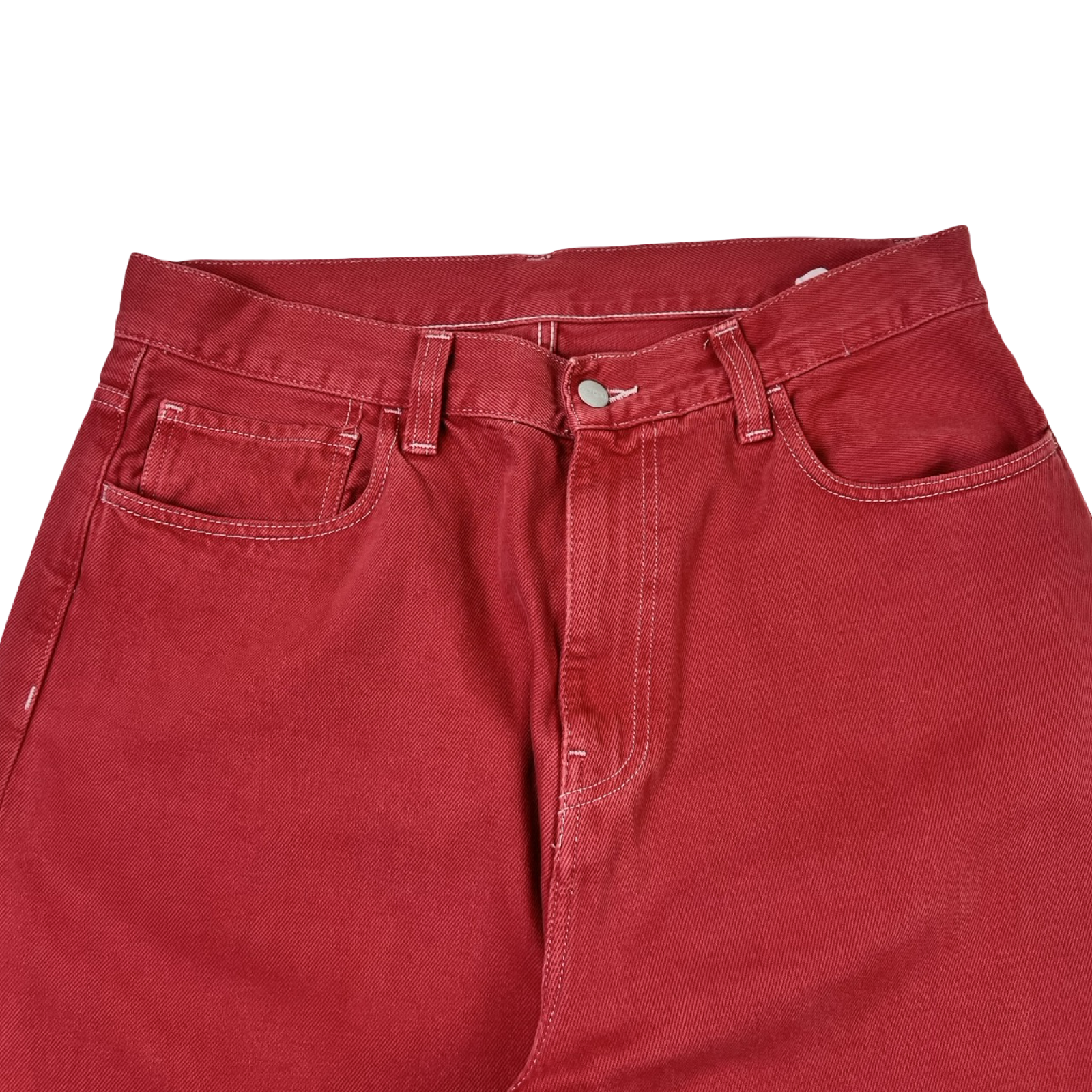 Carhartt WIP Landon Relaxed Wide-Leg Jeans Red