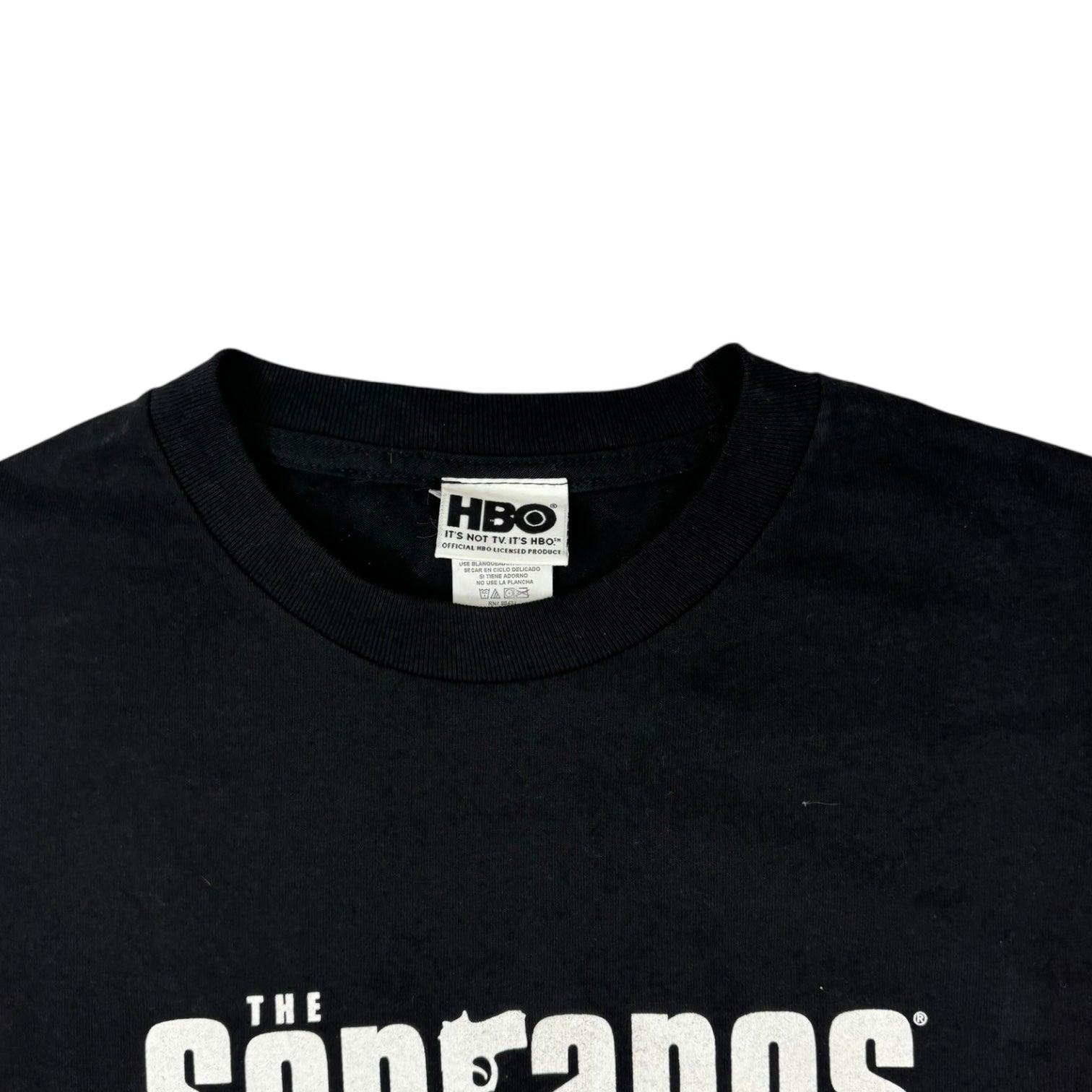 Vintage The Sopranos HBO Promo T-Shirt Black