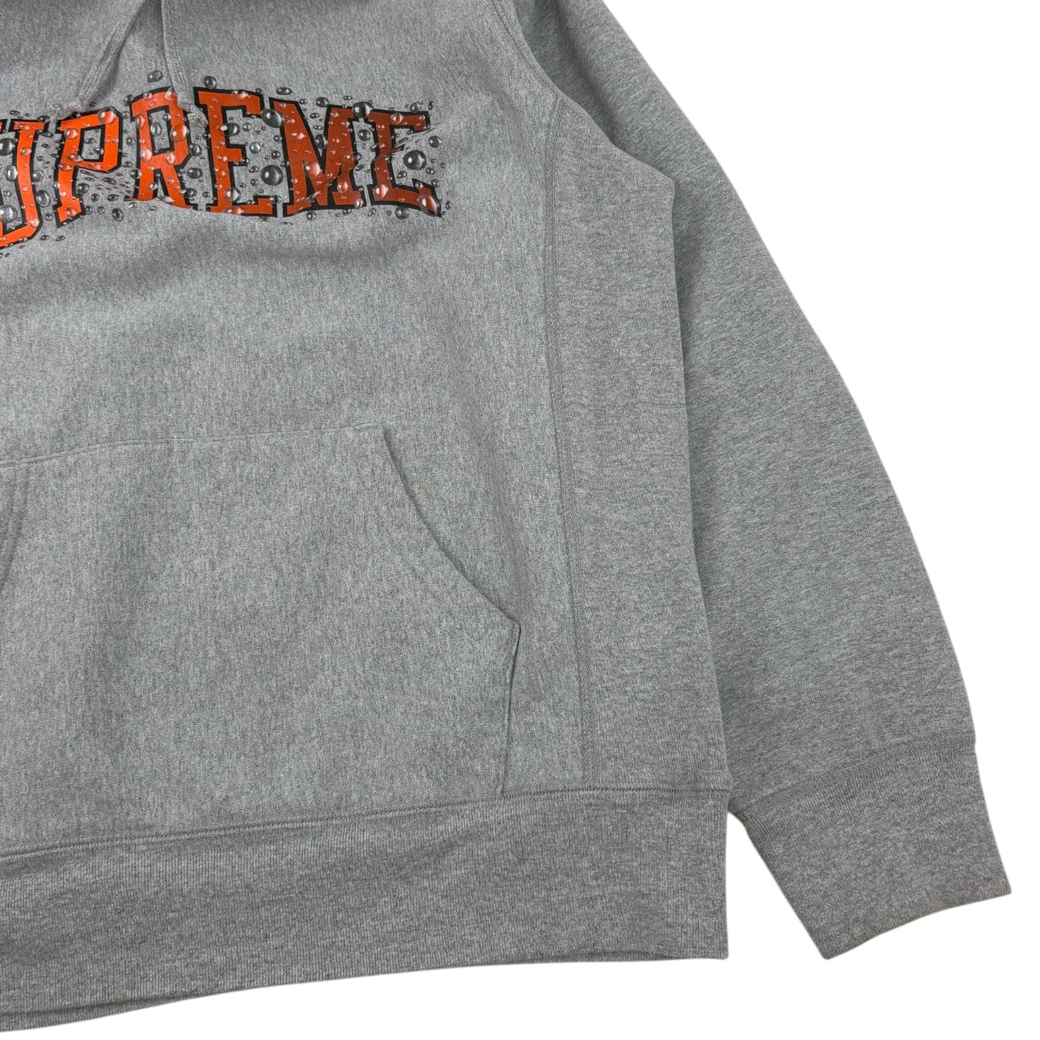 Supreme Water Arc Logo Hoodie Grey