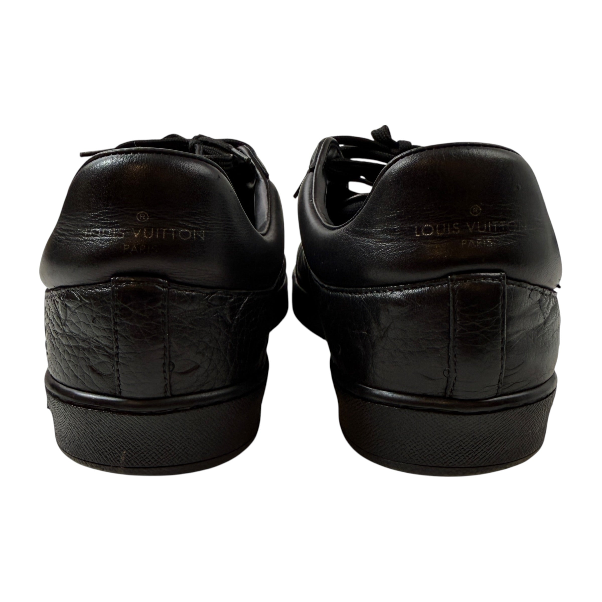 Louis Vuitton Luxembourg Embossed Monogram Sneaker Black