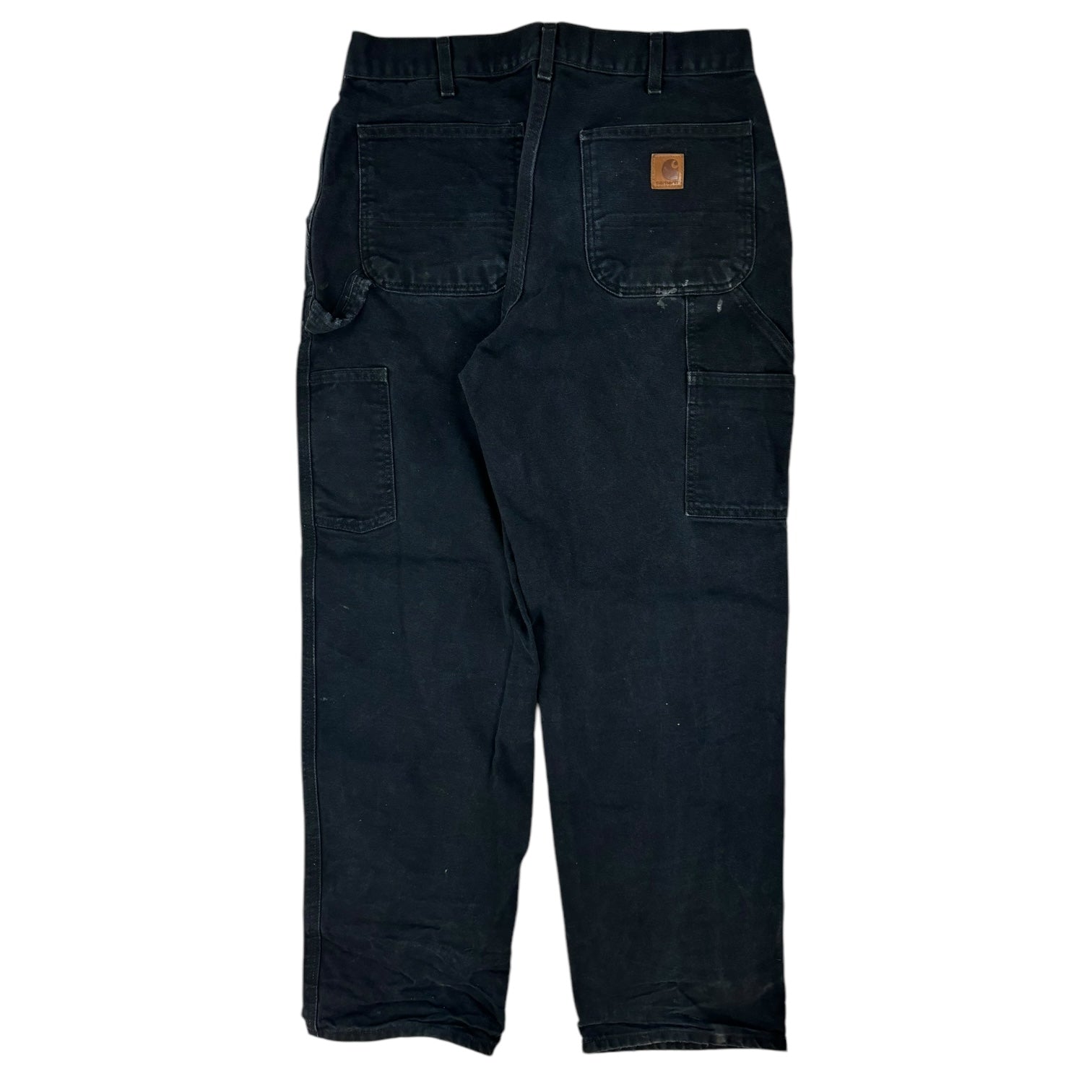 Vintage Carhartt Loose Fit Carpenter Pants Black