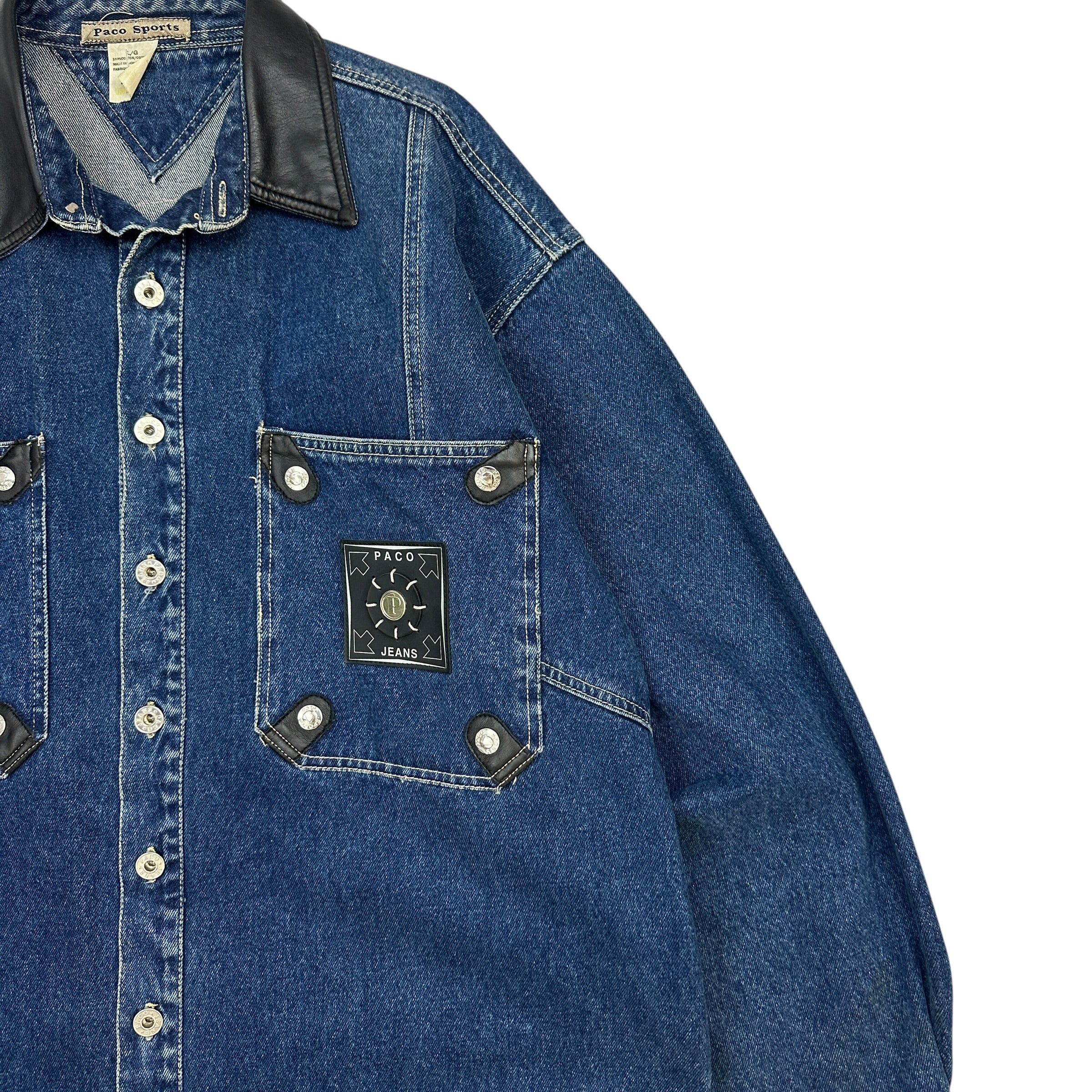 Vintage Y2K Paco Jeans Denim Jacket Indigo