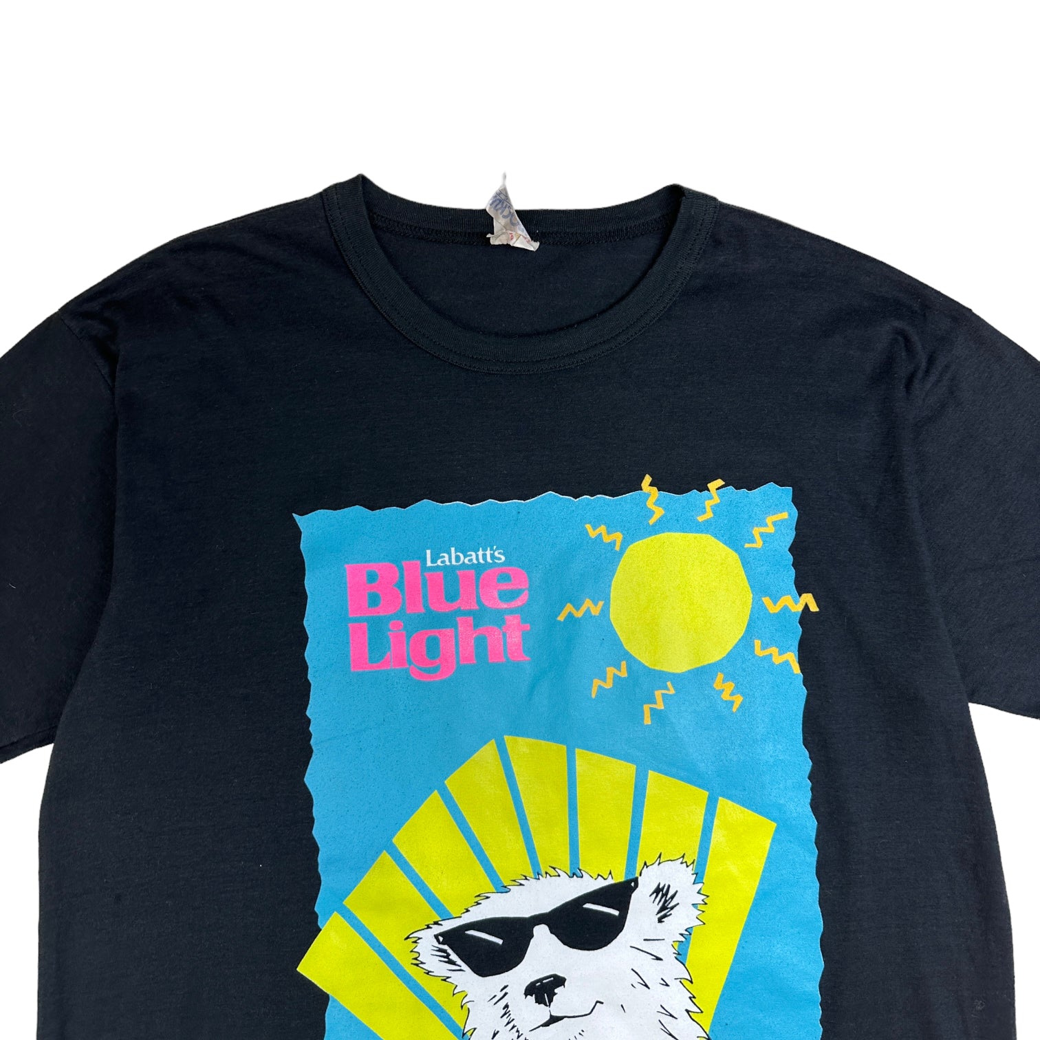 1990 Labatt's Blue Light T-Shirt - Black