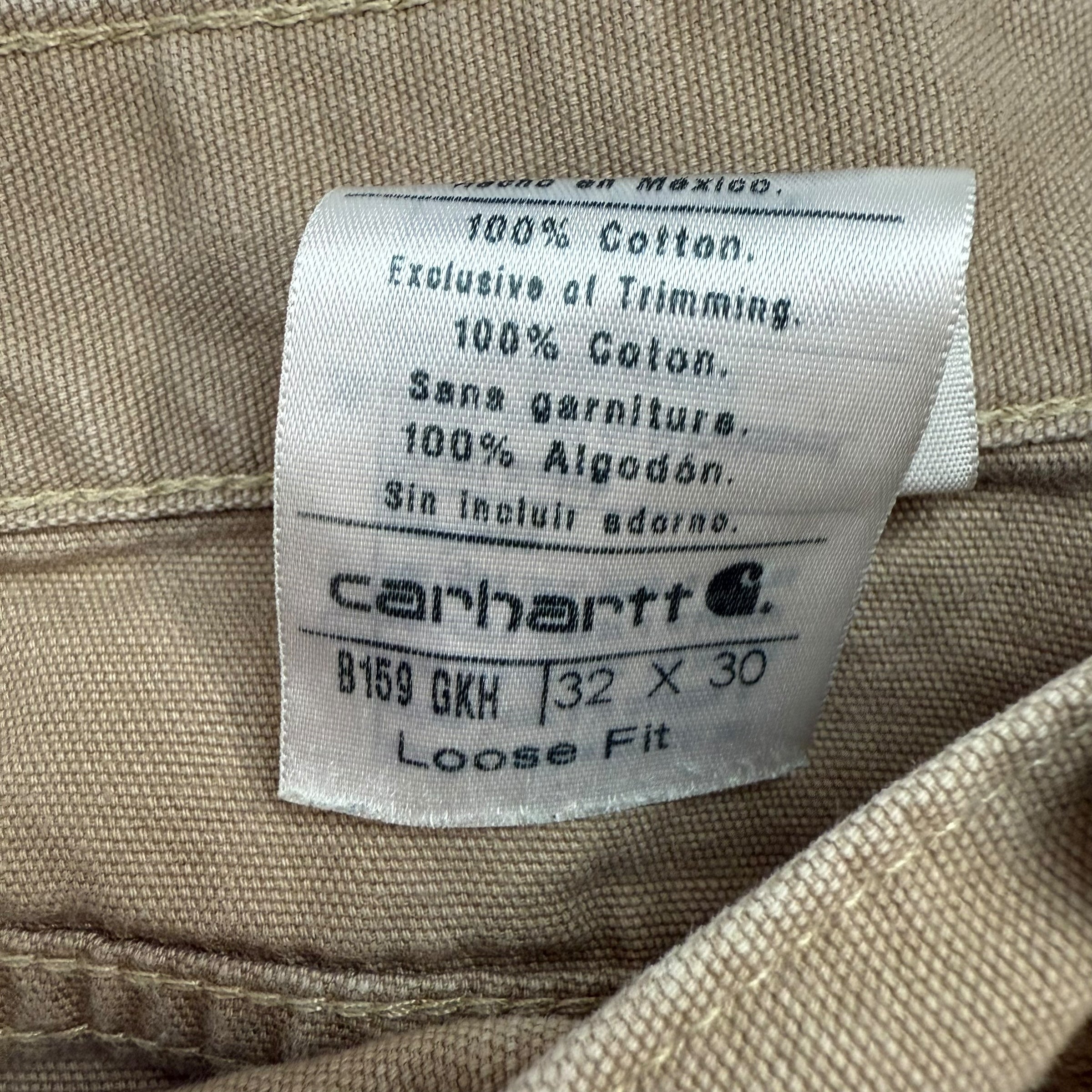 Vintage Carhartt Dungaree Pants Tan