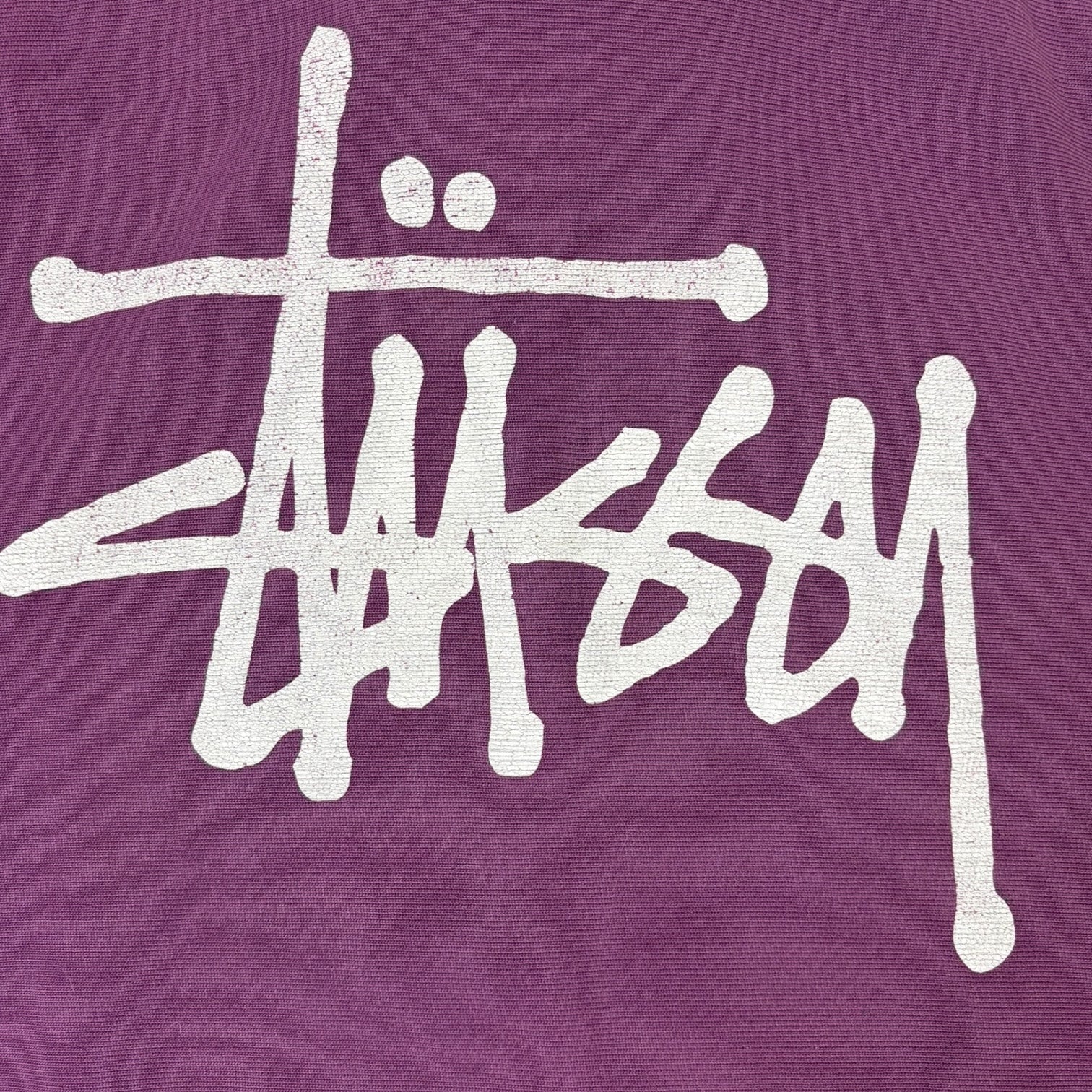 Stussy Basic Pigment Dyed Hoodie Purple