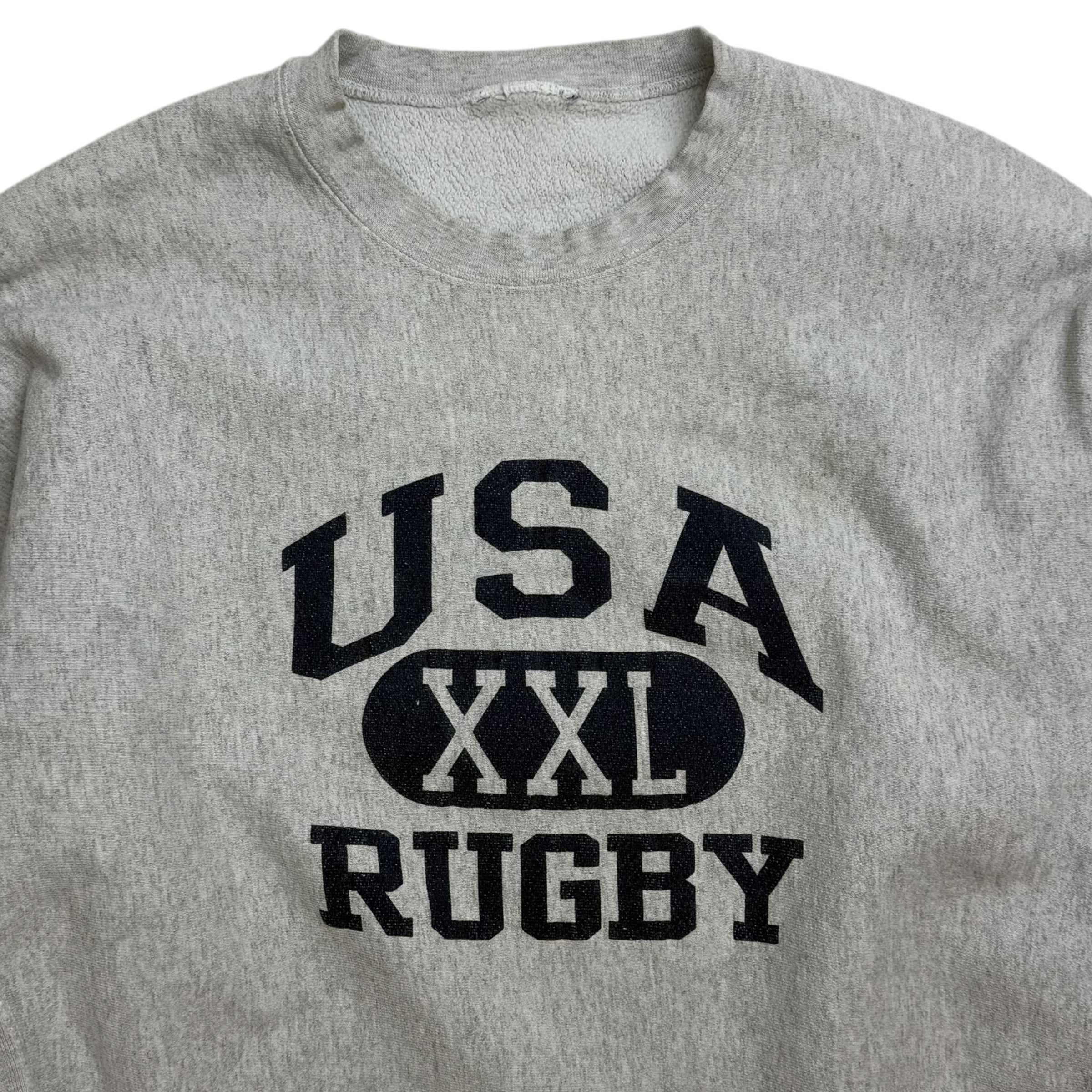 Vintage USA Rugby Crewneck Grey