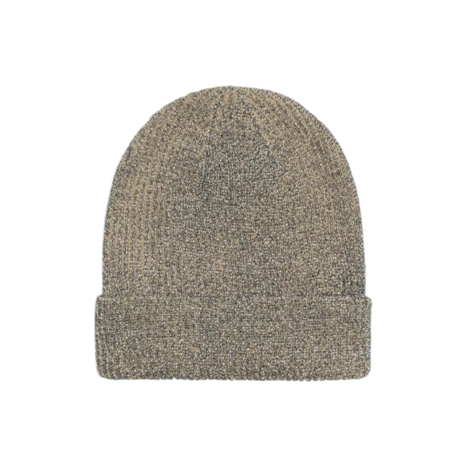 Stussy Cuff Beanie Reflective Yarn Khaki