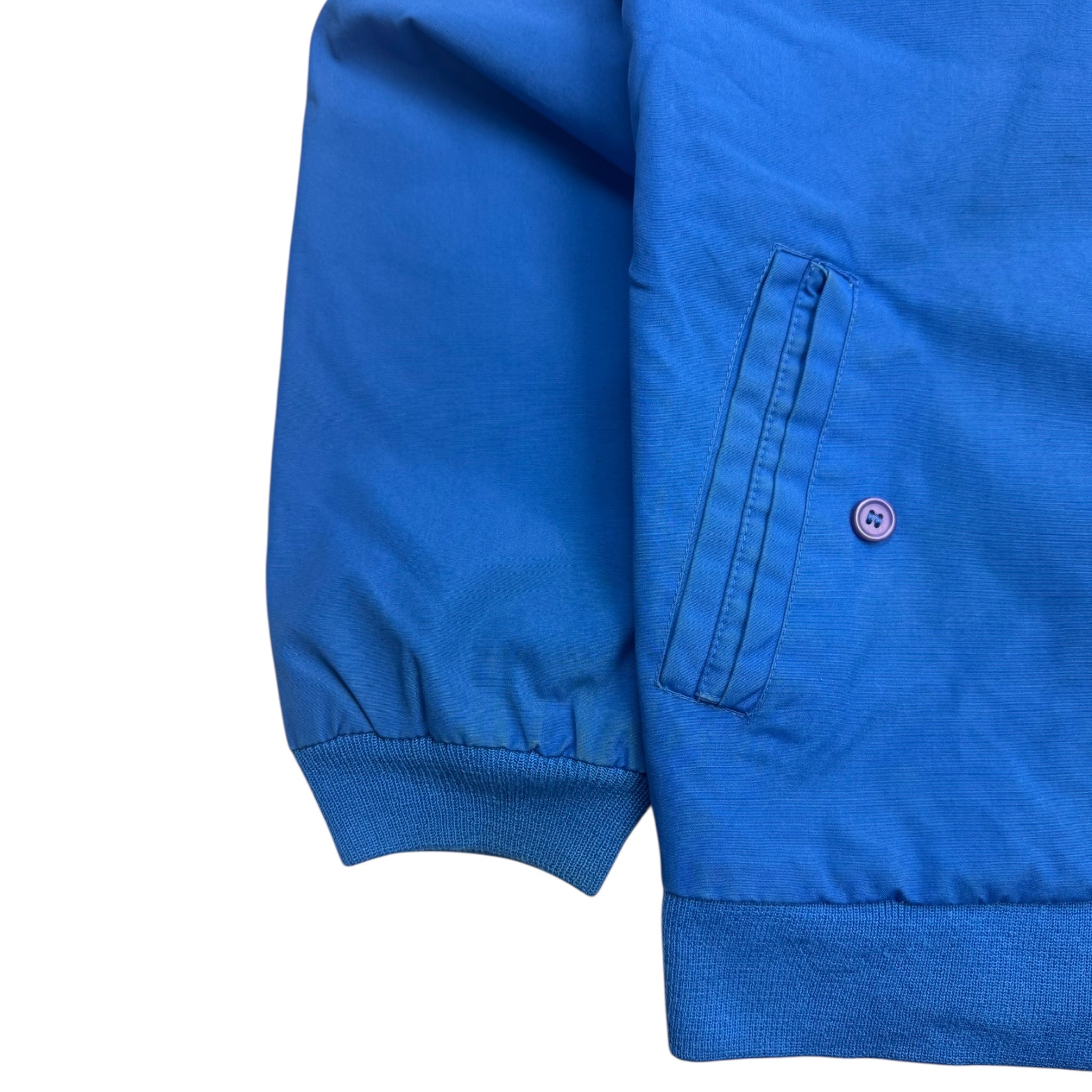 Vintage Izod Lacoste Harrington Jacket Royal