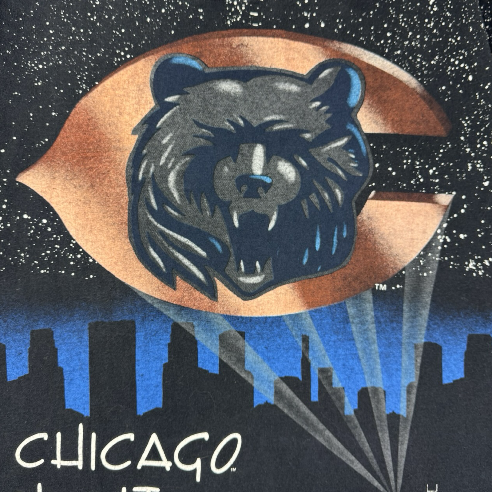 Vintage Chicago Bears "Night Games" Starter T-Shirt
