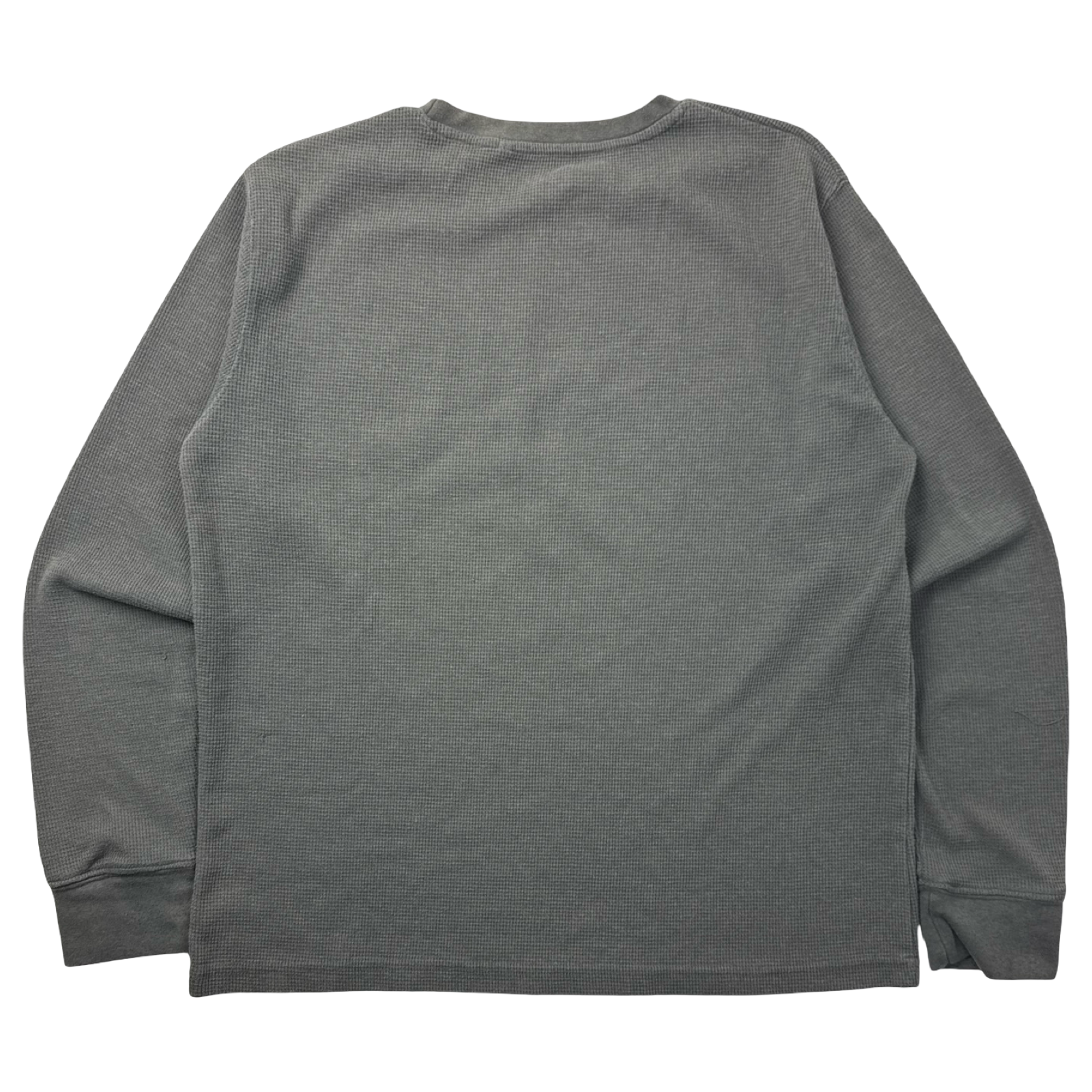 Y2K Cyber Thermal Goth Longsleeve Shirt Grey