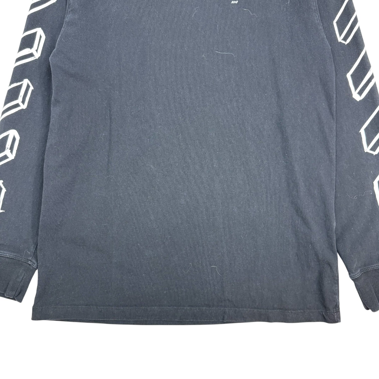 Off-White Diagonal Marker Arrows L/S Tee Black