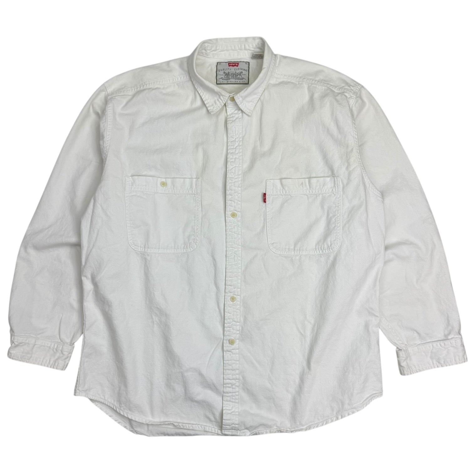 Vintage Levi’s Denim Button Up Shirt White