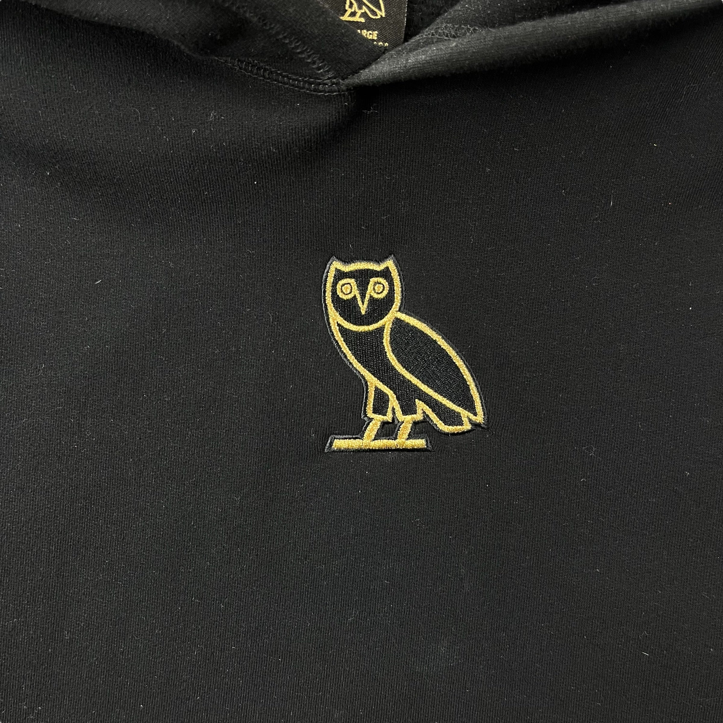 OVO Owl Logo Hoodie Black
