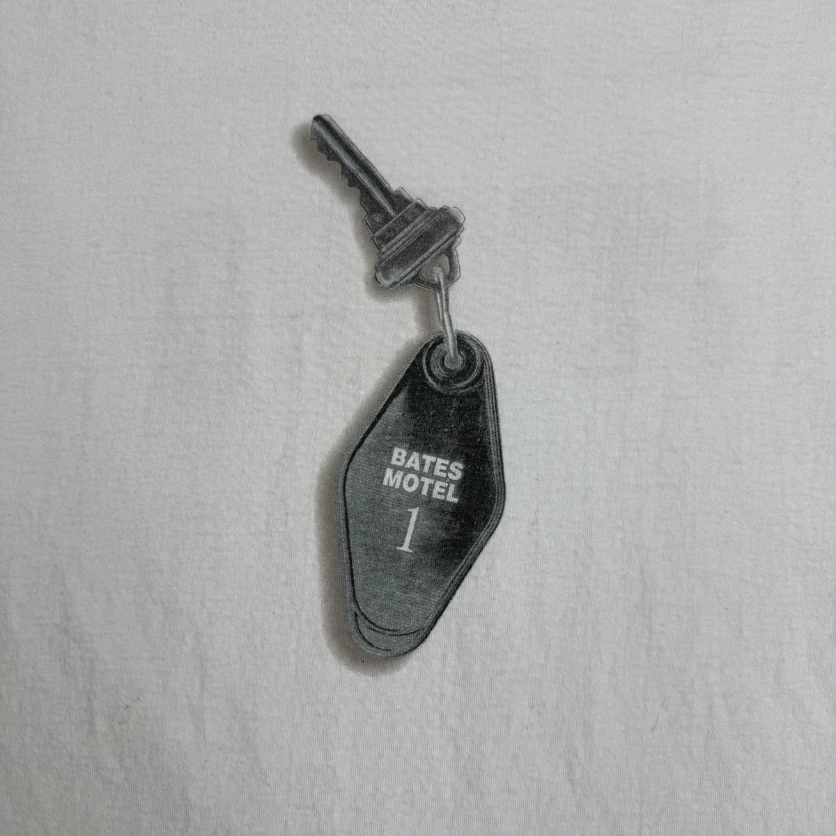1998 Psycho Bates Motel Key Tee White
