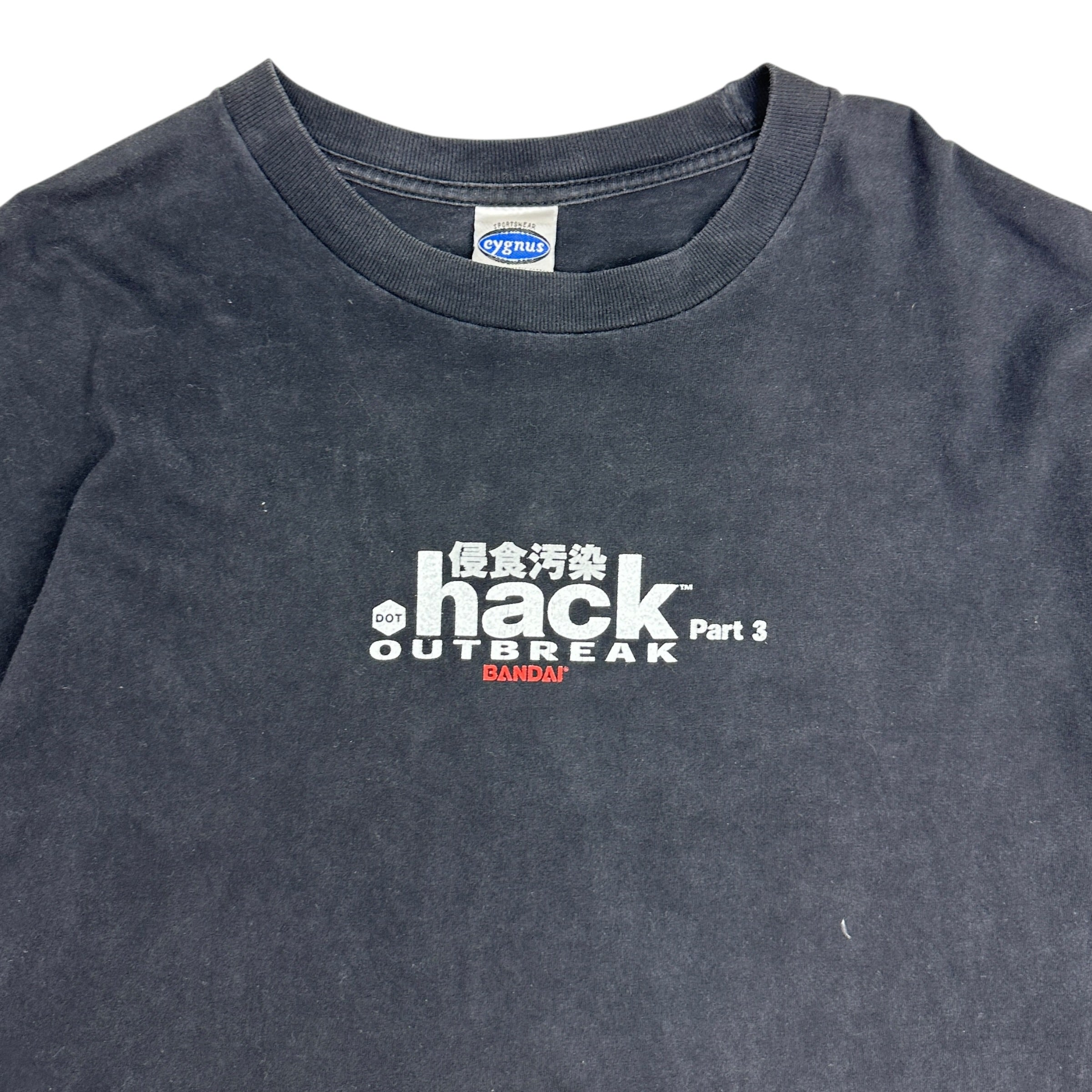 2001 Dot Hack Black Outbreak Mia Anime Tee Black