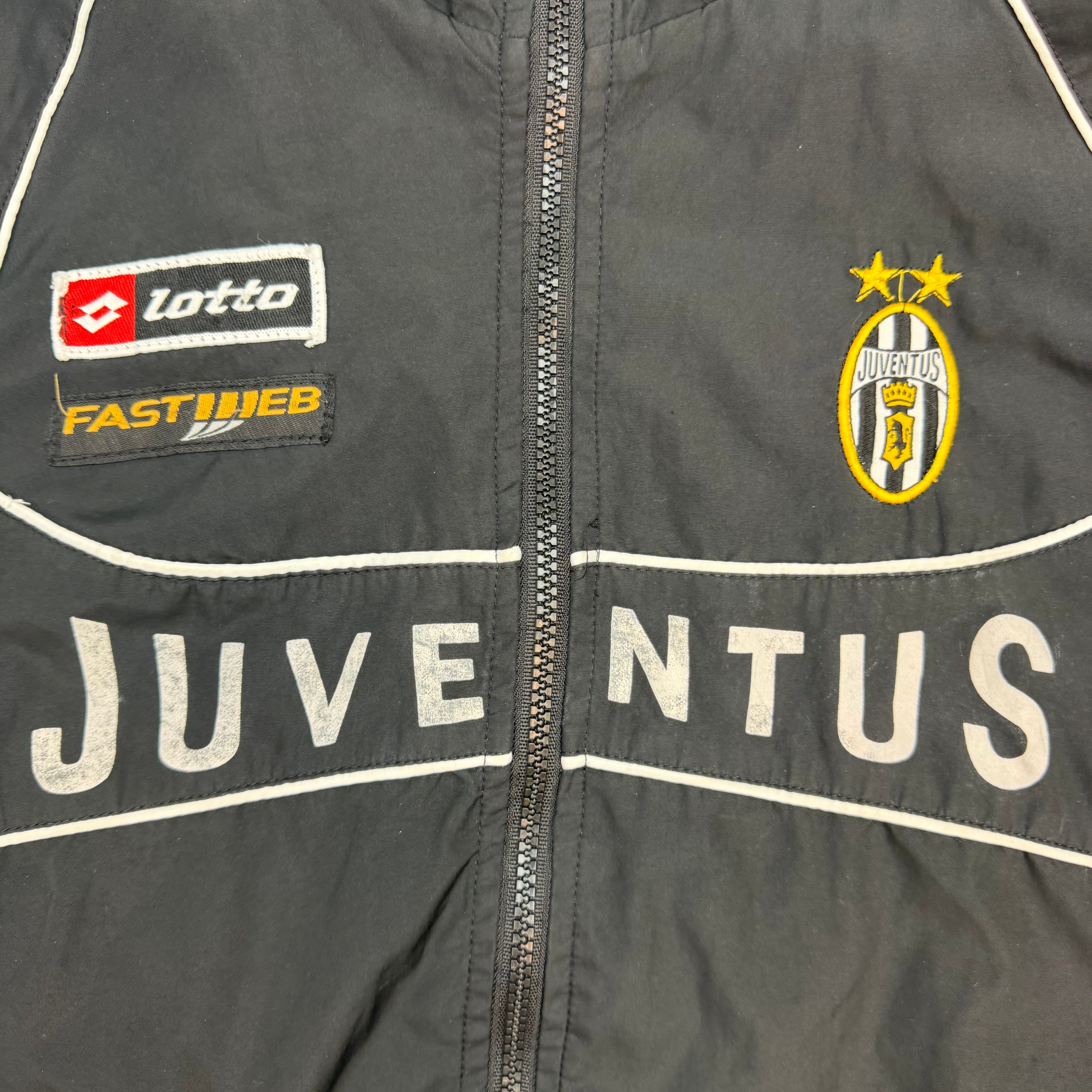 2002-03 Juventus Lotto Track Jacket Black