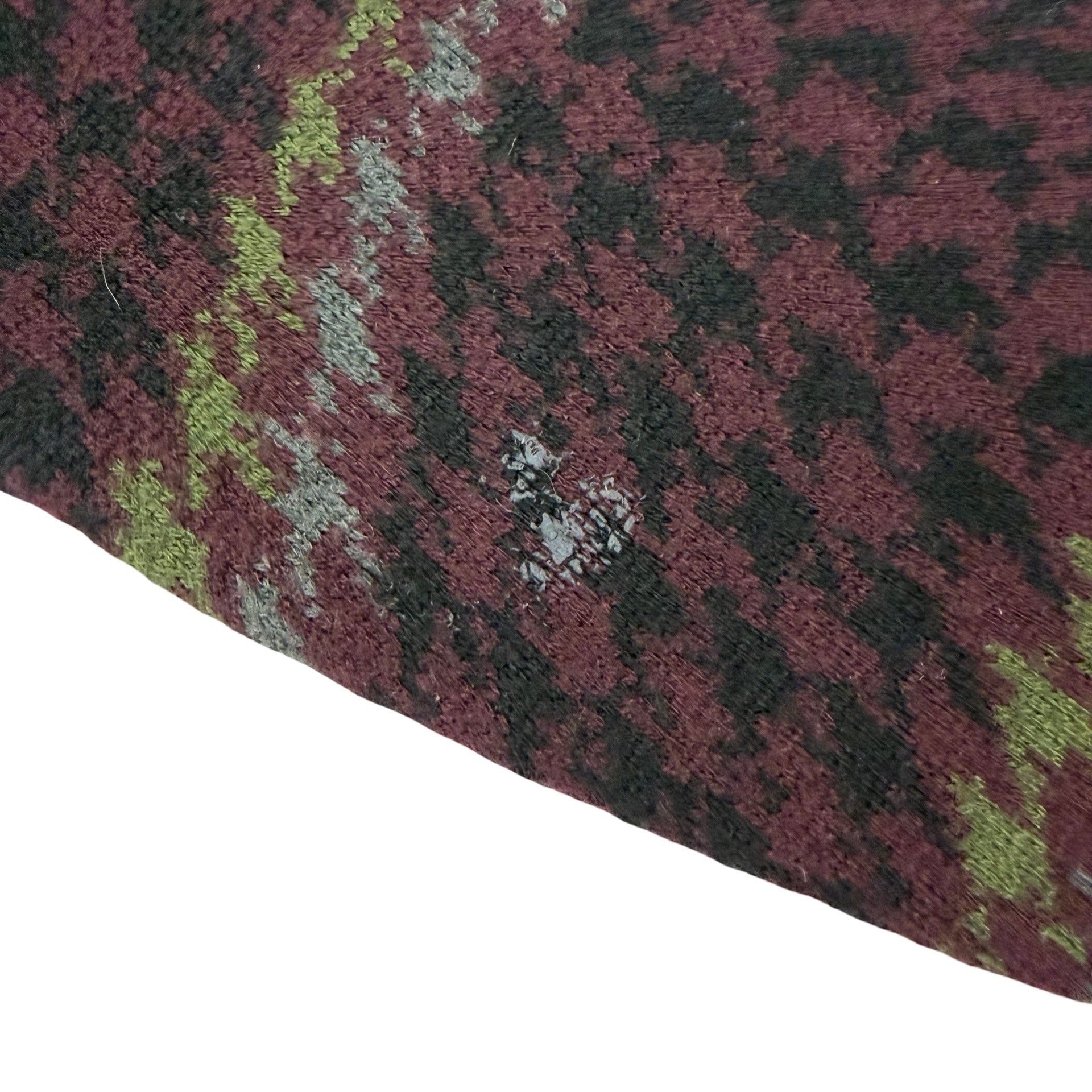 Dime Houndstooth Knit Sweater Burgundy