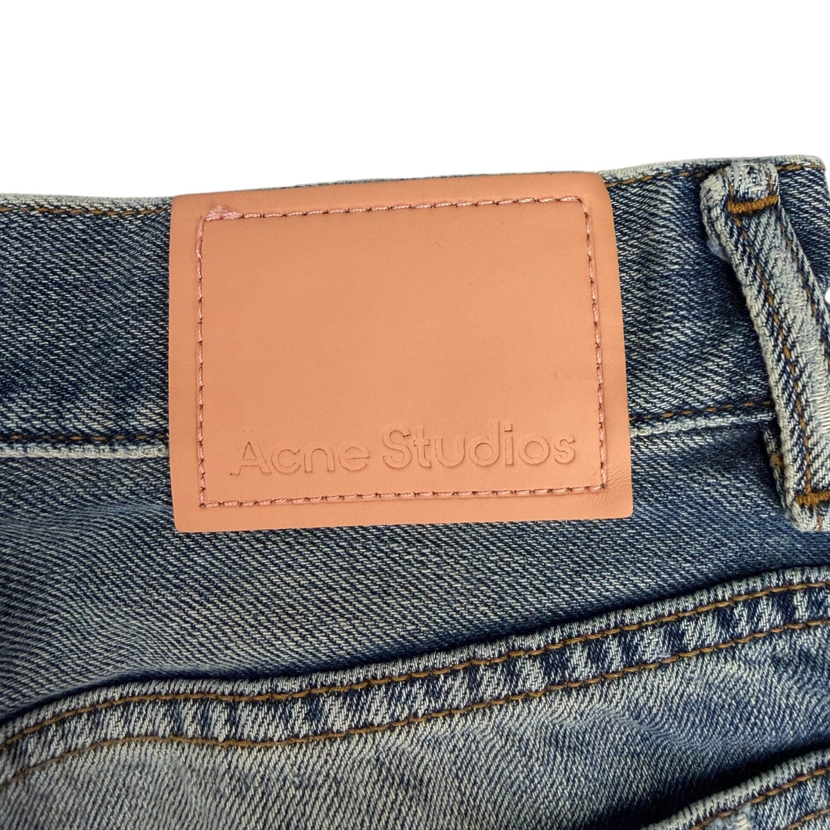 (W) Acne Studios 2021F Detroit Flared Jeans Washed Blue