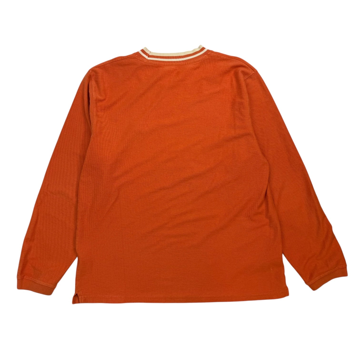 Stussy Reverse Terry Ringer L/S Tee Orange