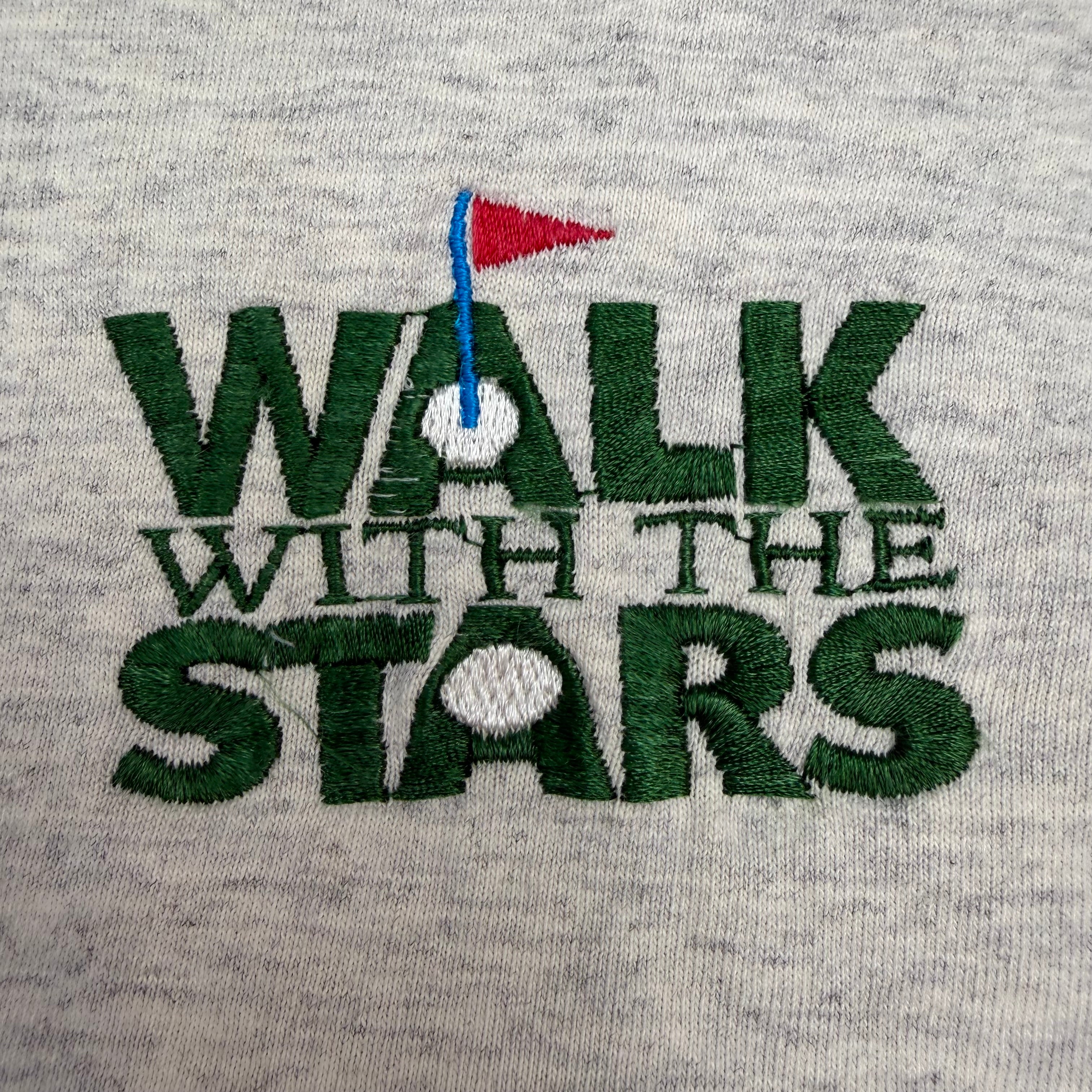 Vintage Walk With The Stars WMAQ-TV Tee Grey