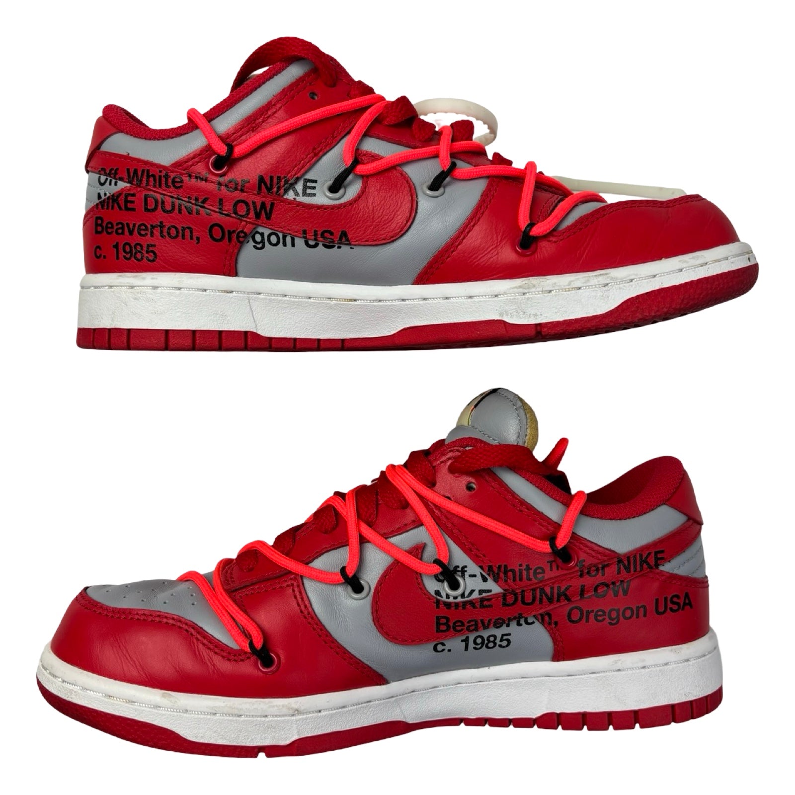 Nike Dunk Low Off-White University Red (Used)