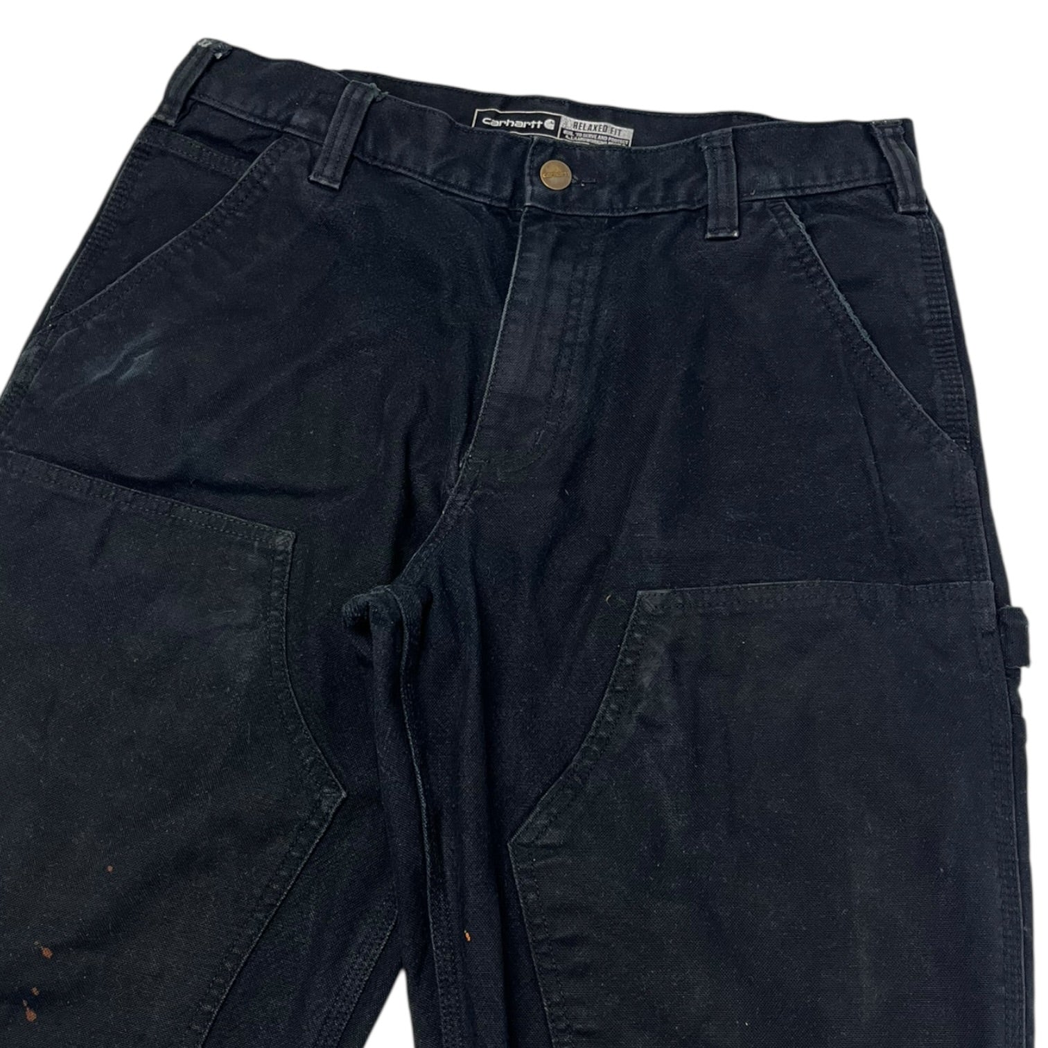 Carhartt Splatter Double Knee Pants Black