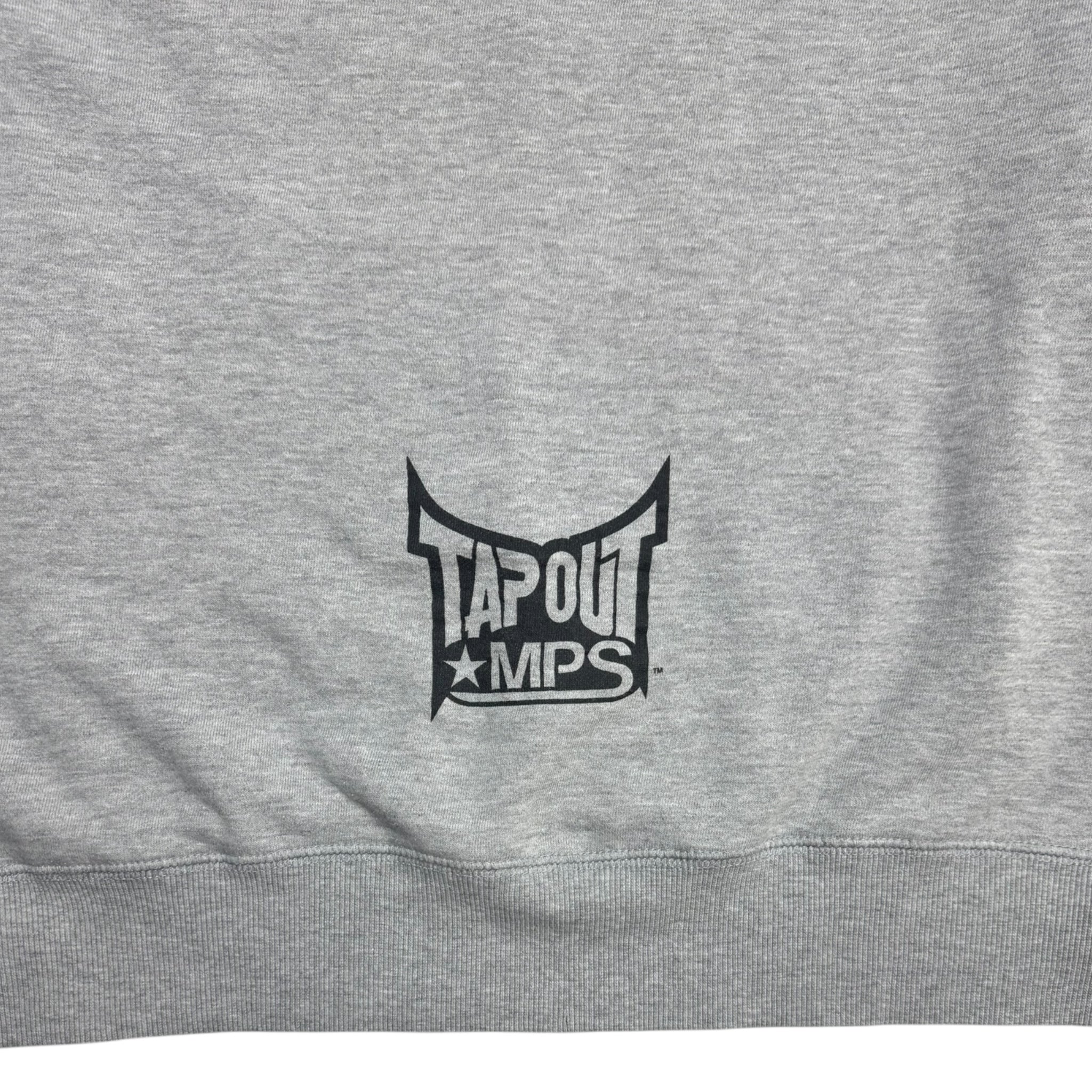 Y2K Tapout Embroidered Mall Goth Thermal Hood Hoodie