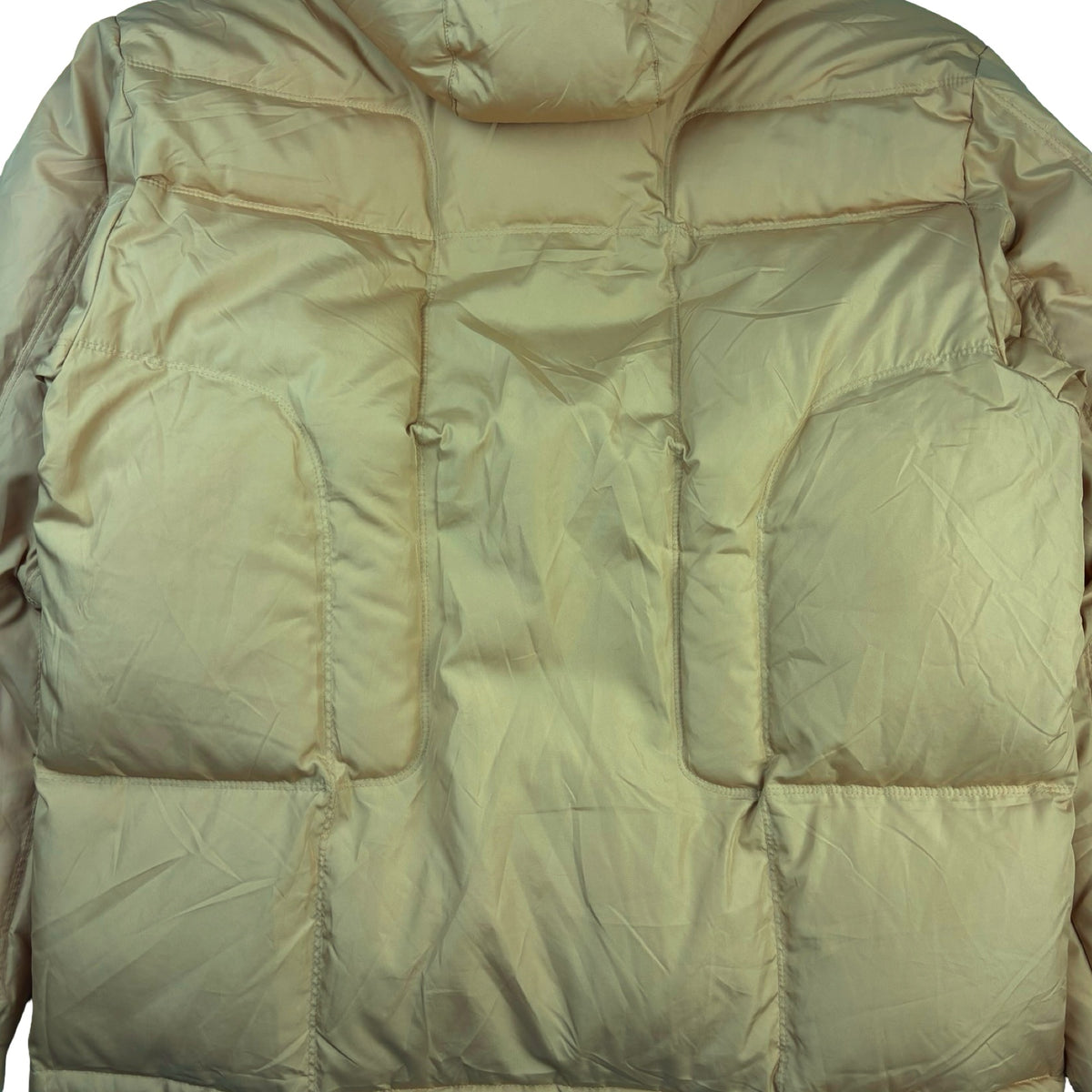 Balenciaga Hooded Down Puffer Tan