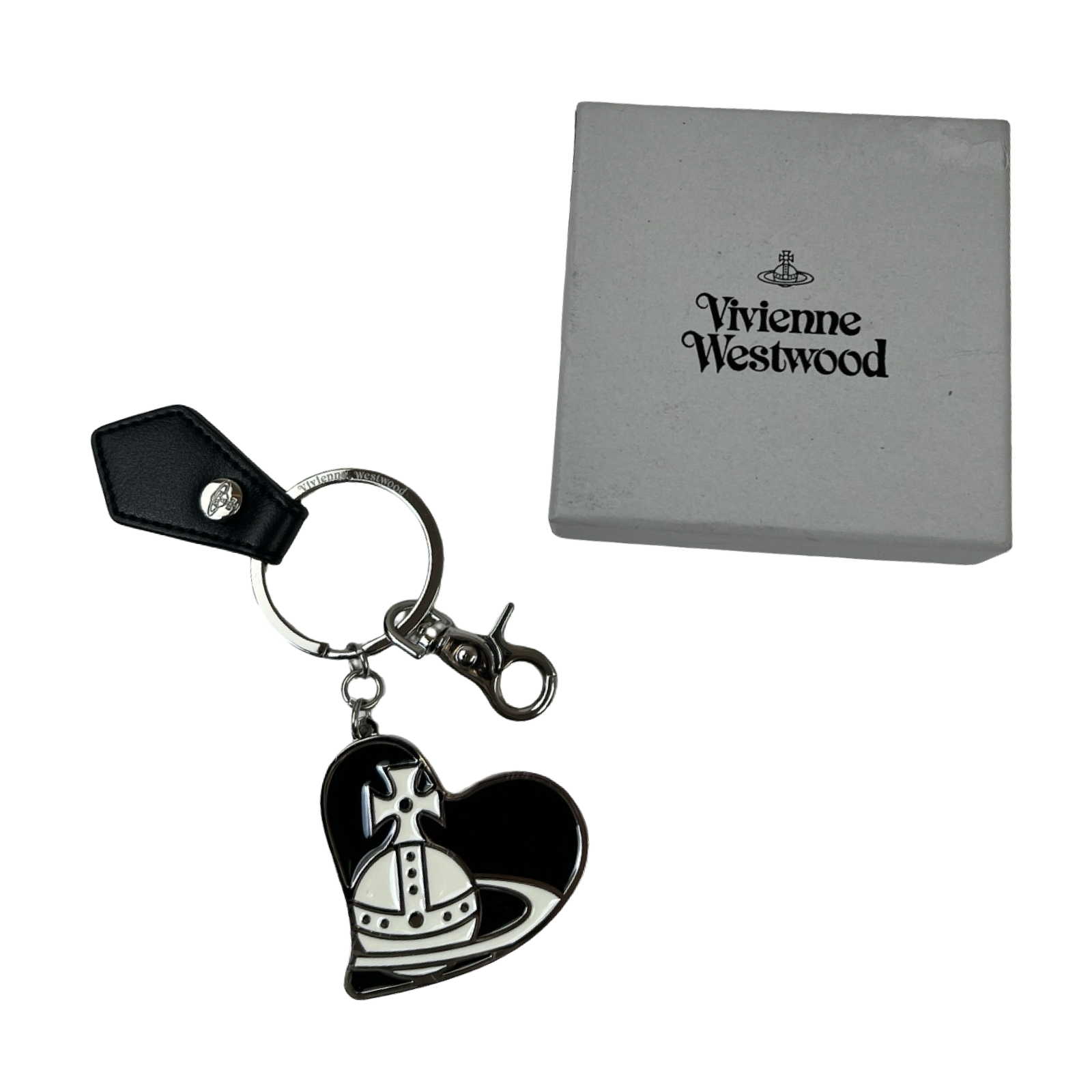 Vivienne Westwood Orb Heart Keychain