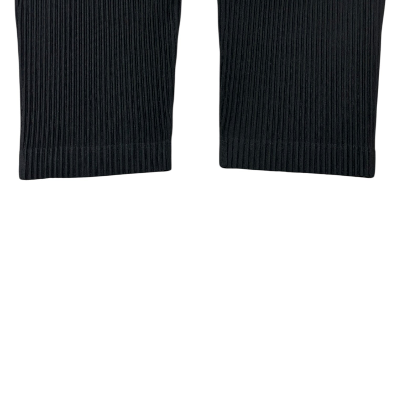 Issey Miyake Homme Plise Pleated Wide-Leg Pant Black