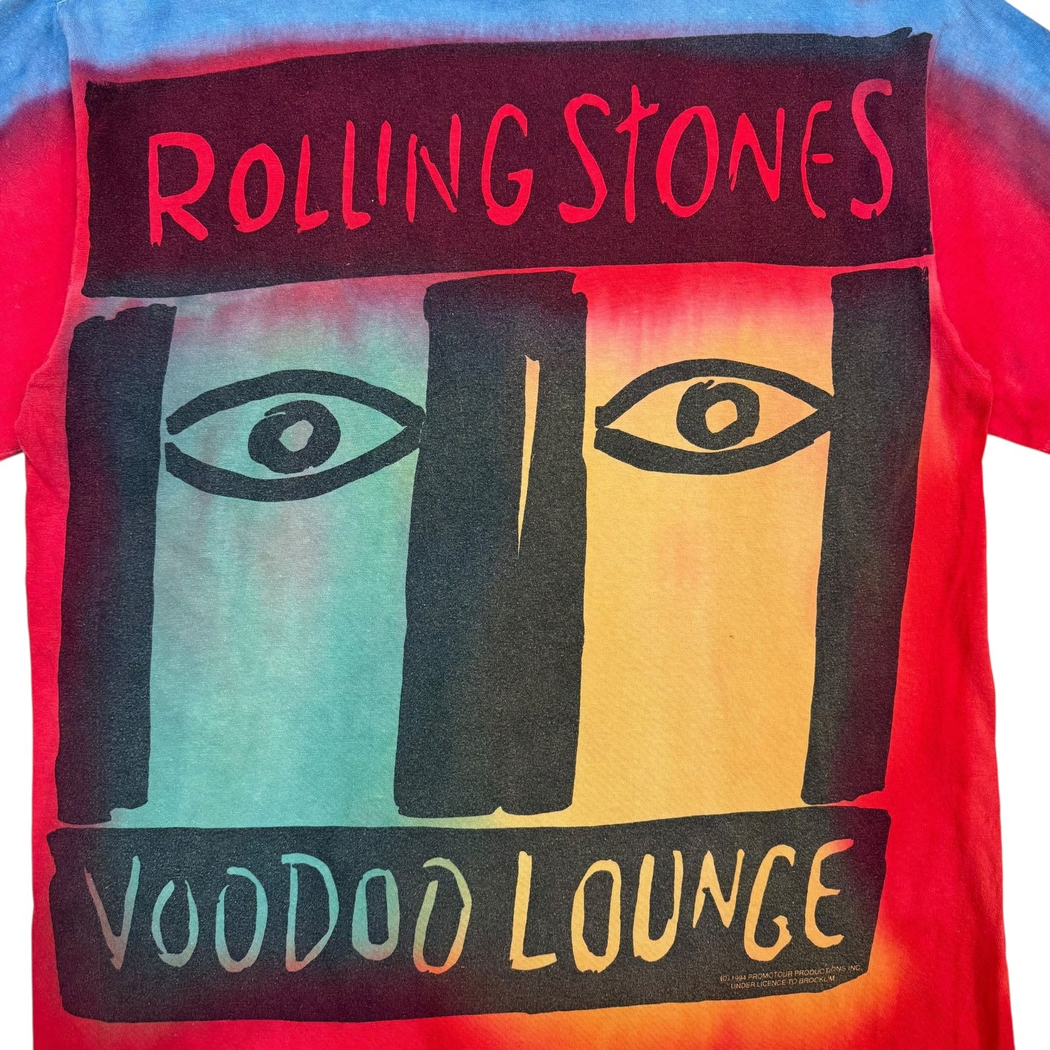 1994 Rolling Stones Voodoo Lounge Tee Blue/Red