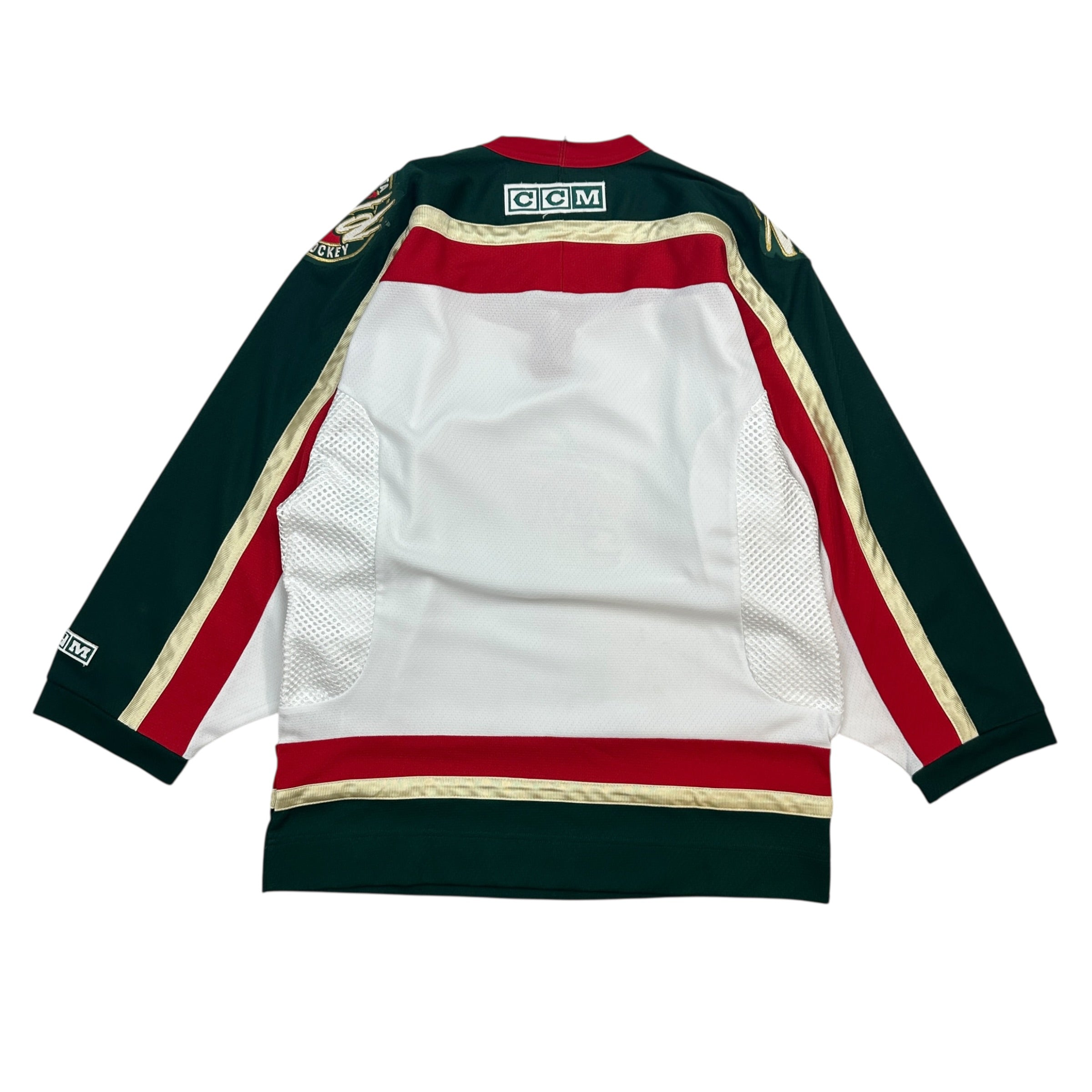 Vintage CCM Minnesota Wild Jersey White/Green