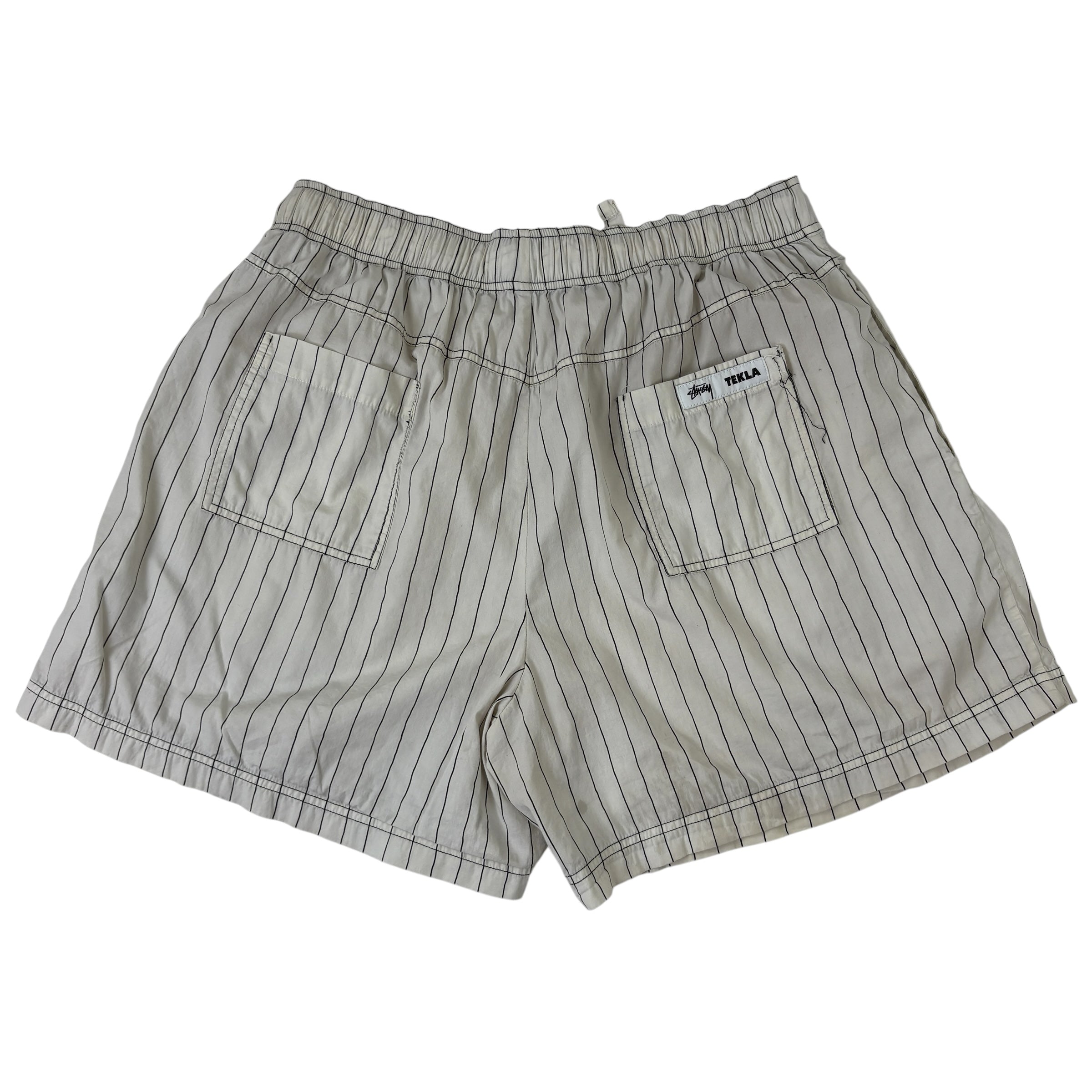 Stussy Tekla Poplin Pyjama Shorts White