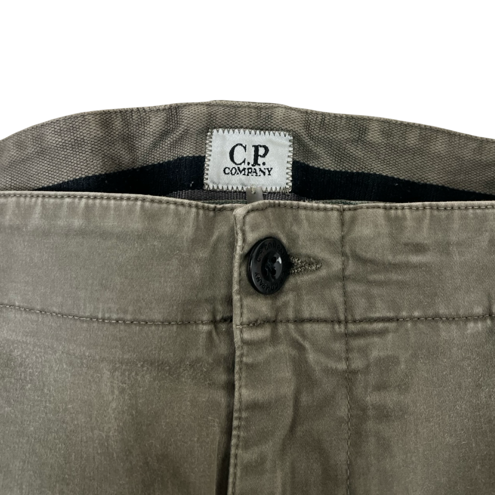Vintage C.P. Company Garment Dyed Ergonomic Fit Pants Olive Green
