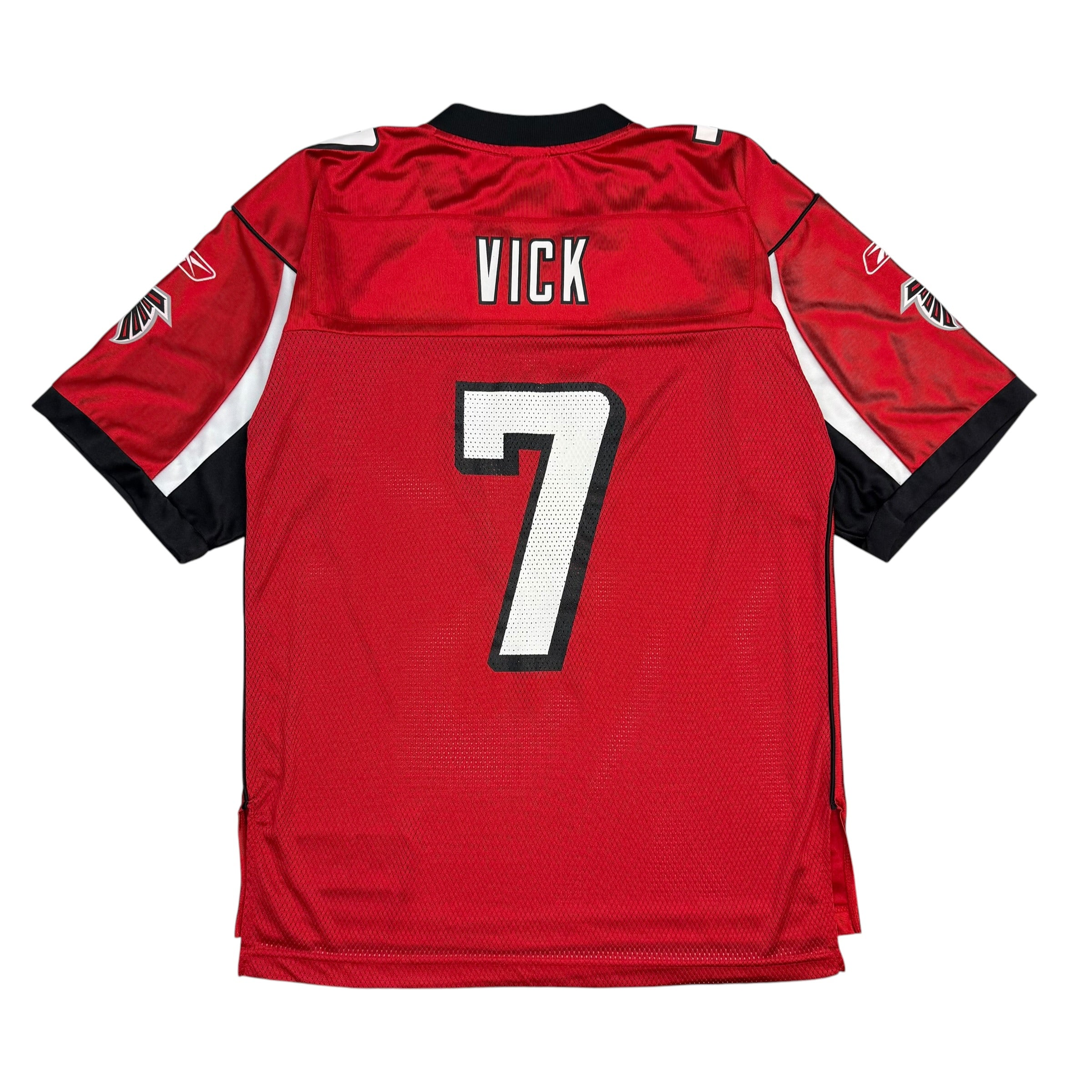 Vintage Reebok Atlanta Falcons Mike Vick Home Jersey Red