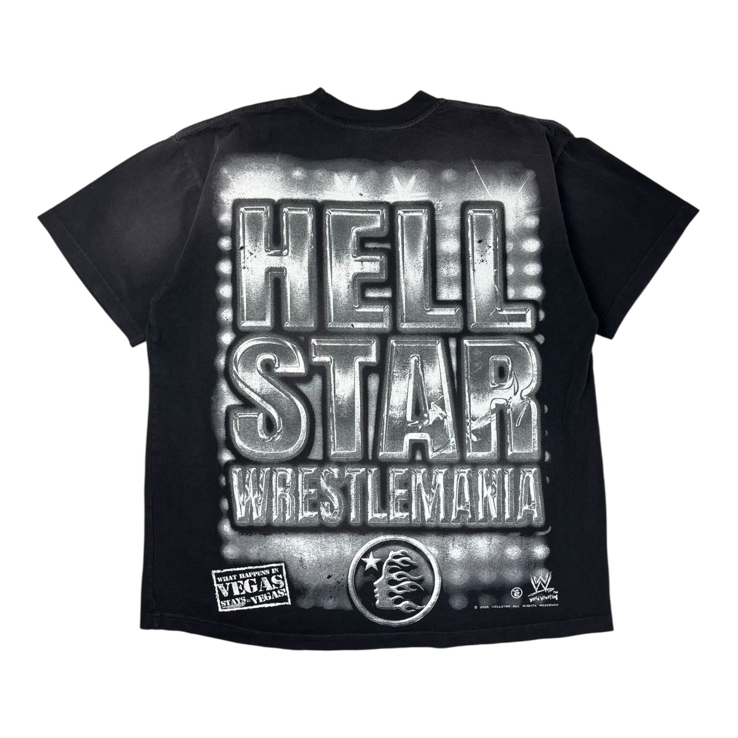 Hellstar x WWE WrestleMania 41 Tee Black