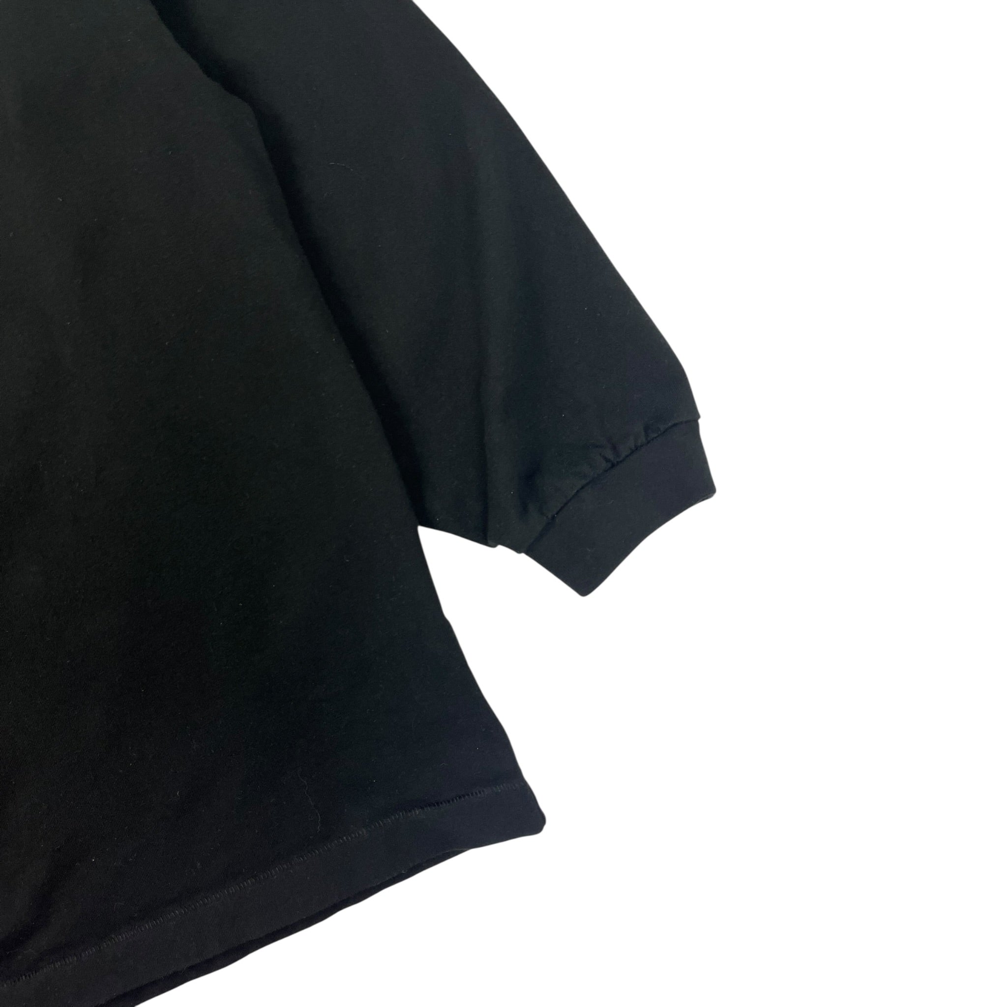 Fear Of God Essentials Center Logo Long Sleeve T-Shirt Black