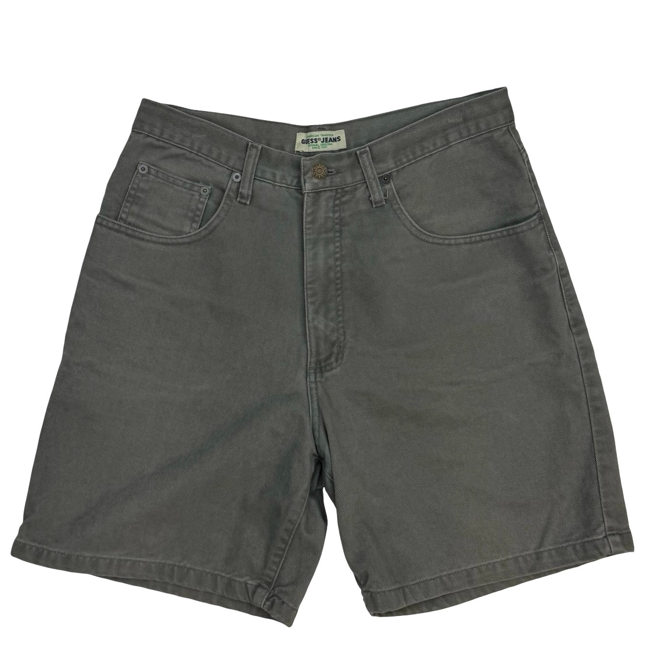 Vintage Guess Jeans Denim Shorts Grey