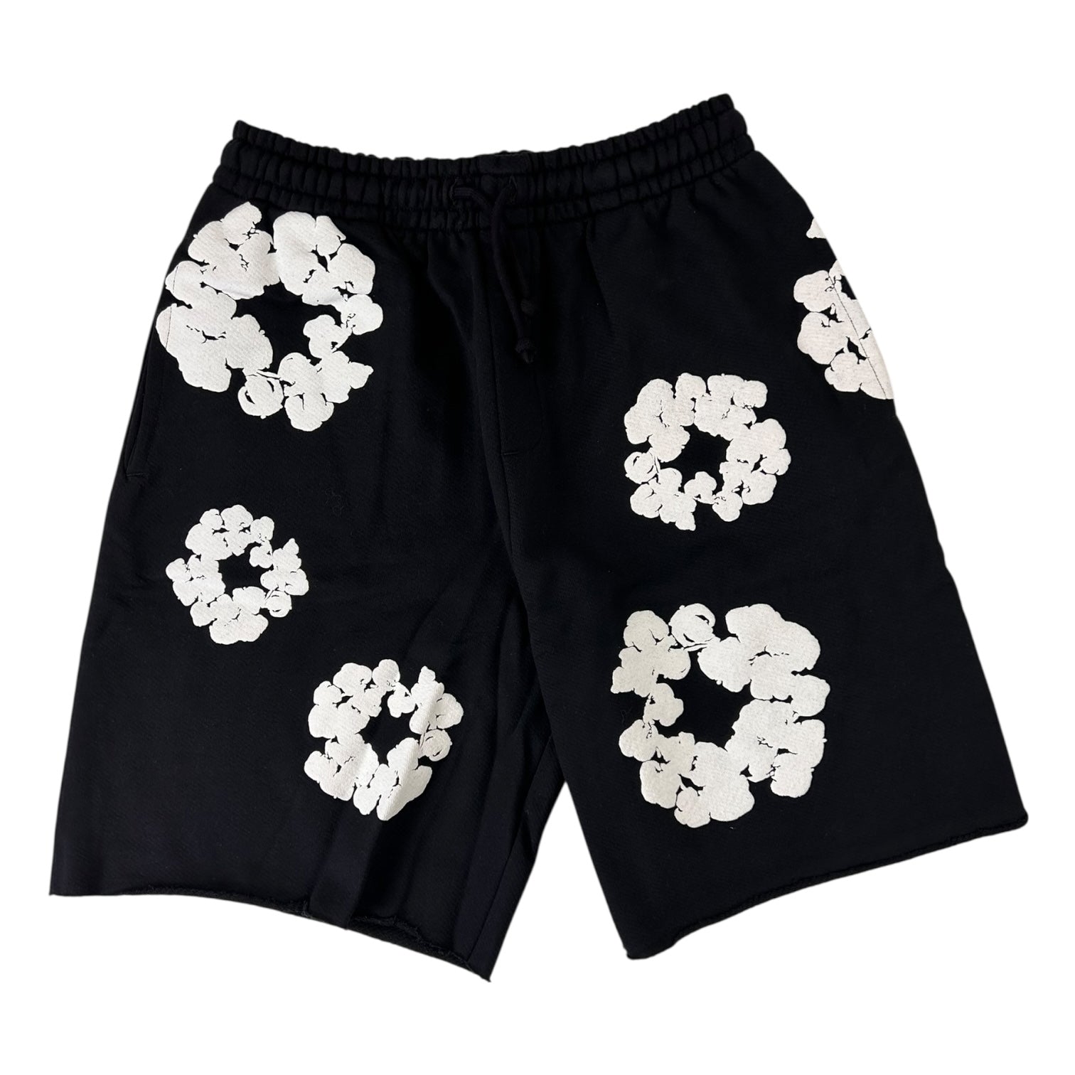 Denim Tears The Cotton Wreath Shorts Black