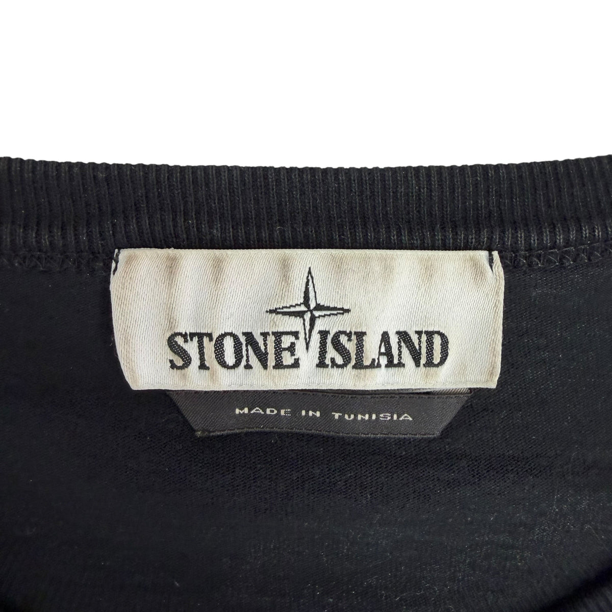 Stone Island Graphic Five Long Sleeve T-Shirt Black