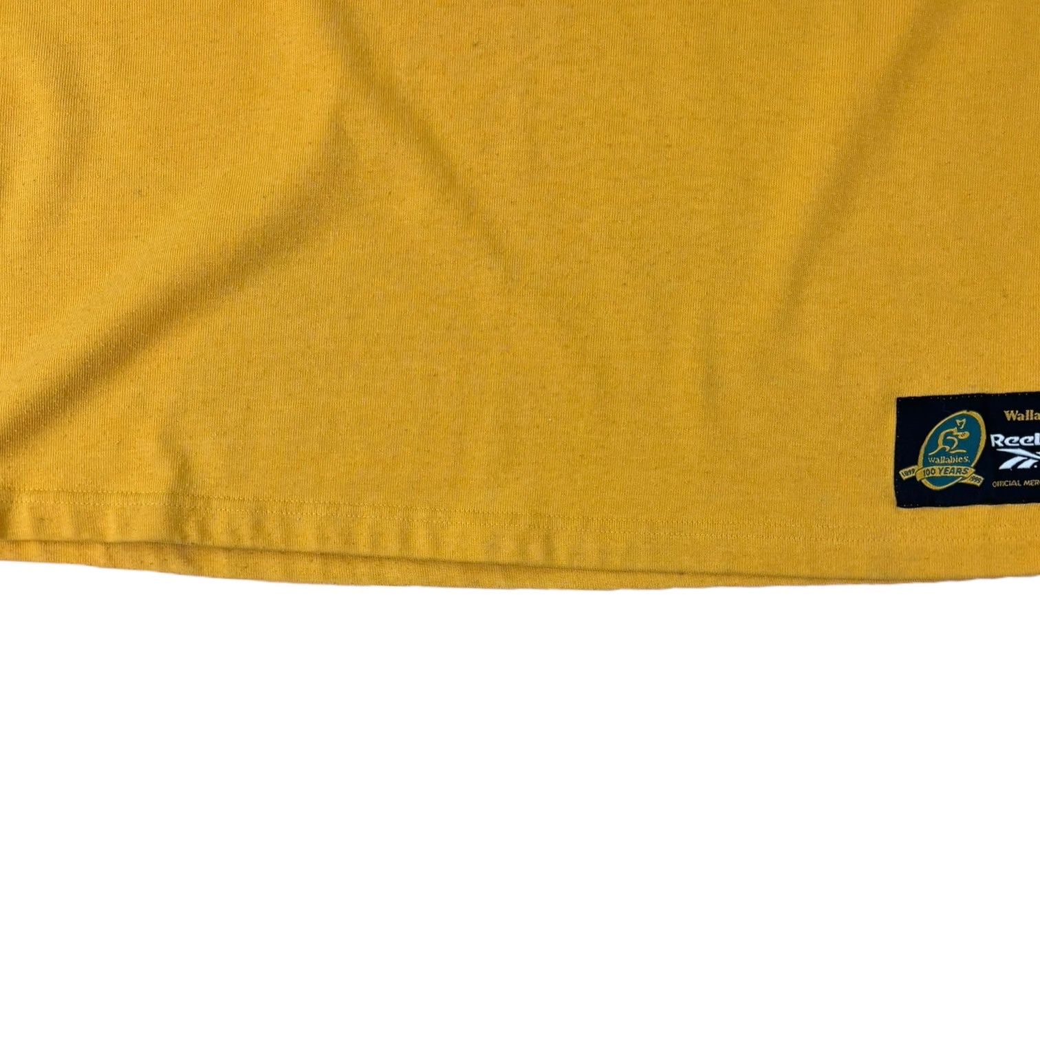 Vintage 1999 Australia Wallabies Rugby Jersey Yellow